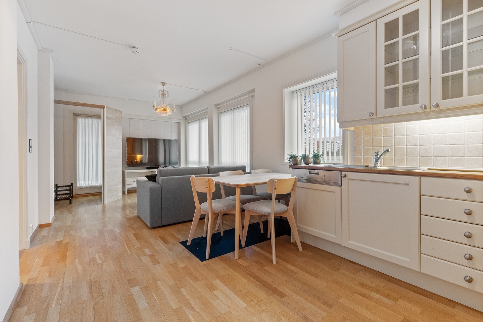 Åpen stue- og kjøkkenløsning Galleribilde