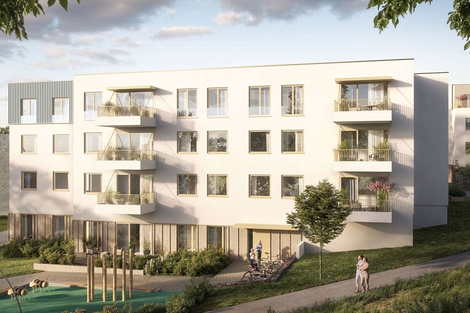 Kunstnerisk illustrasjon. Bilde lånt av Selvaag Bolig. Galleribilde