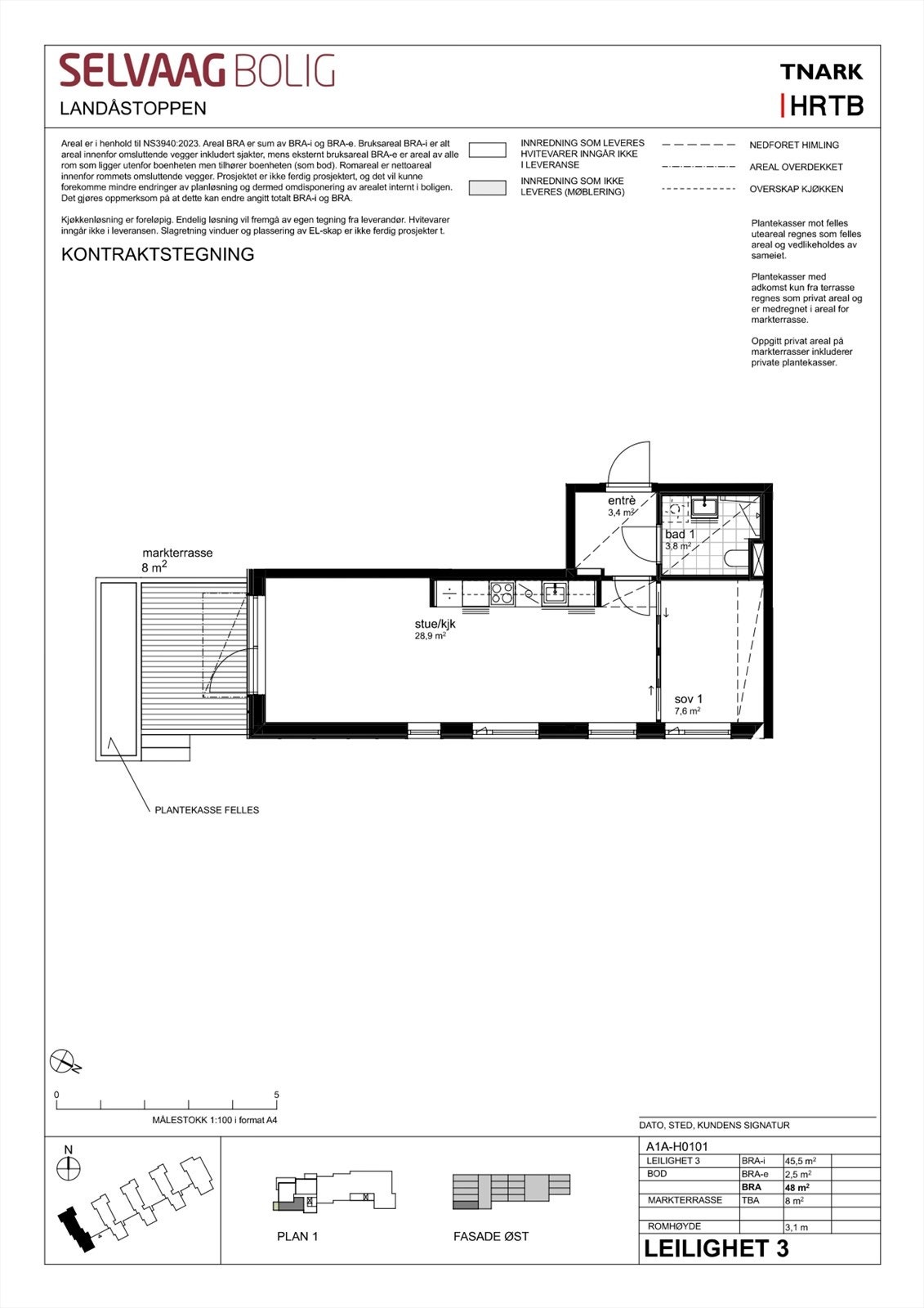 Kontraktstegning. Galleribilde