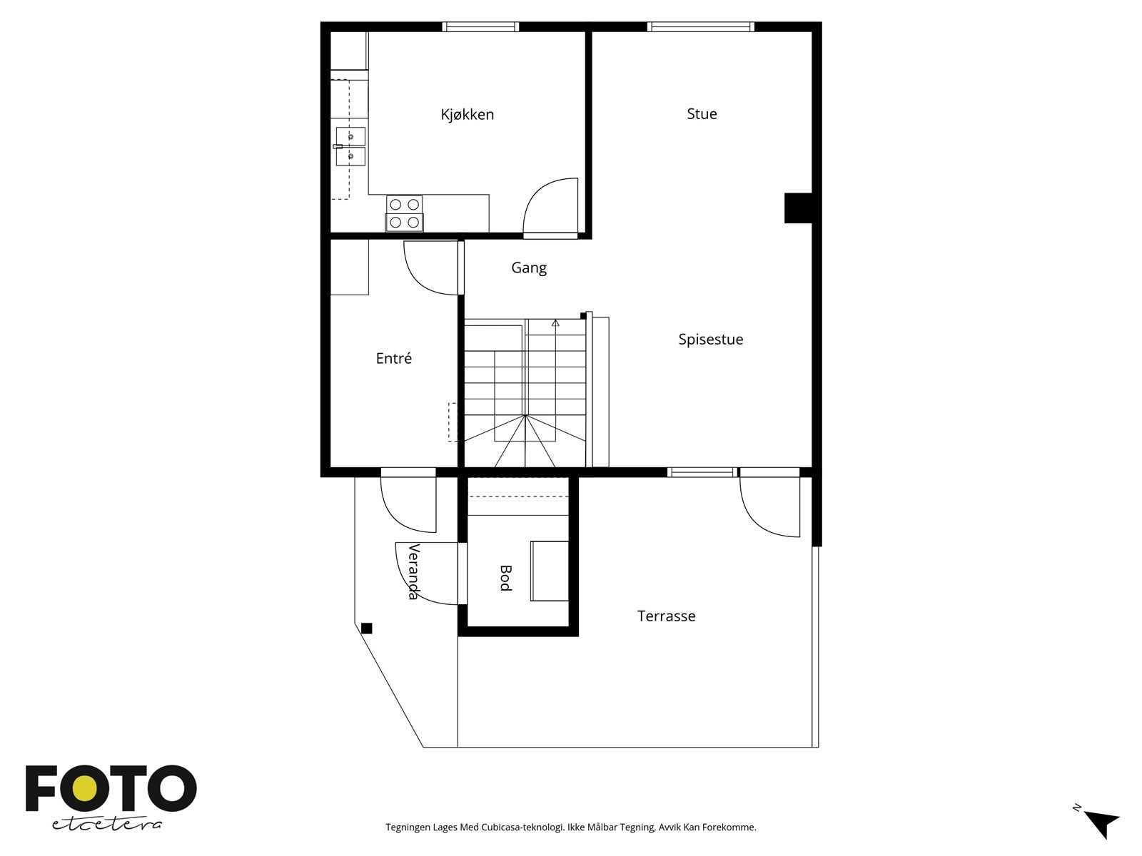 Plantegning 2.etasje Galleribilde