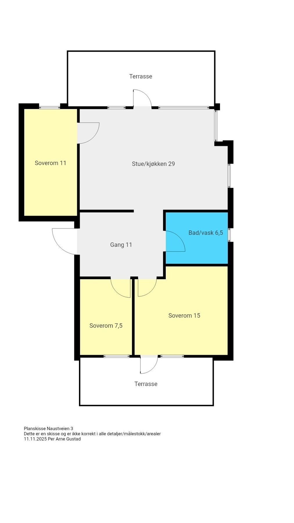 Planskisse. Galleribilde