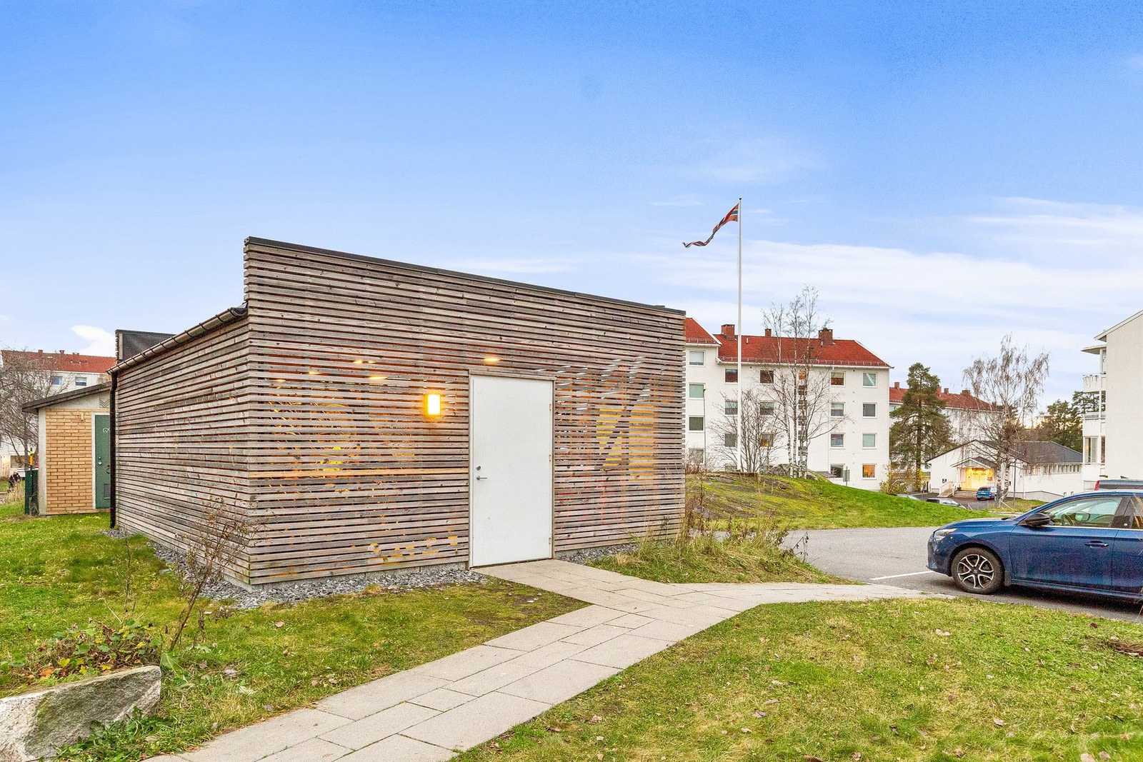 Borettslaget har praktisk sykkelparkering! Galleribilde