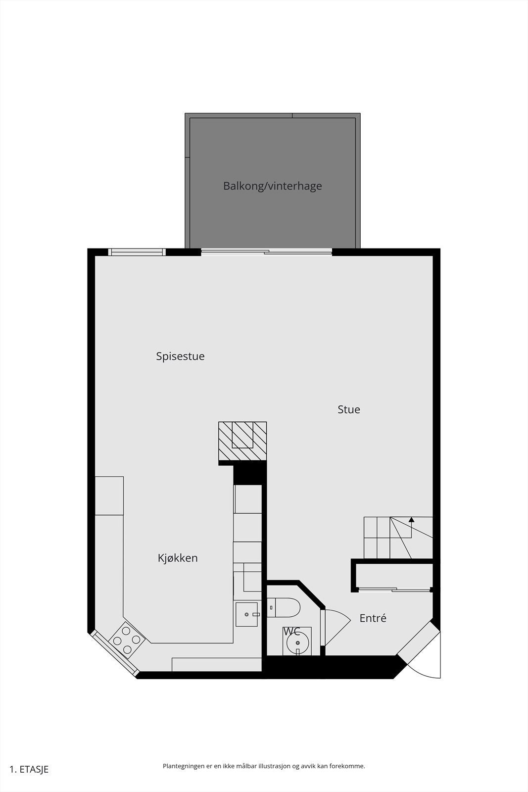 Plantegning av 3. etasje. Galleribilde