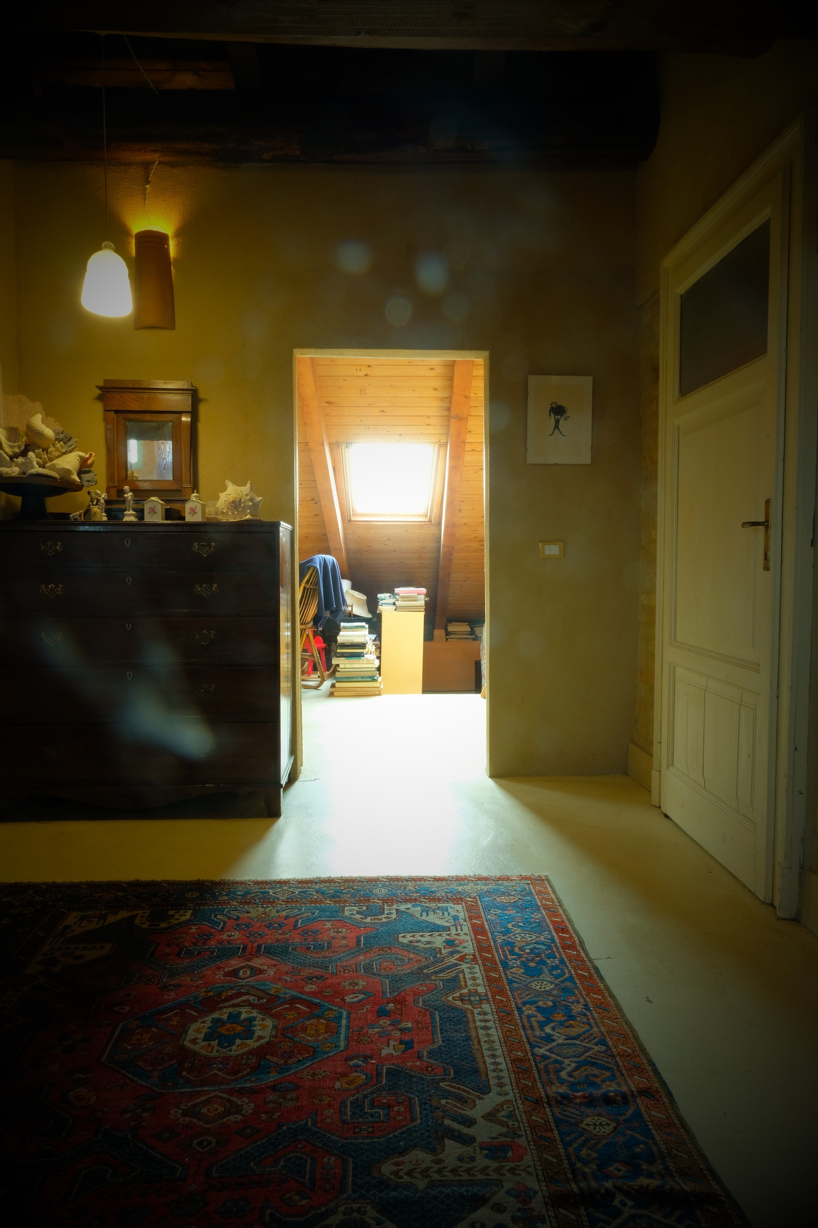 Foto fra øverste del av nyere del. Galleribilde