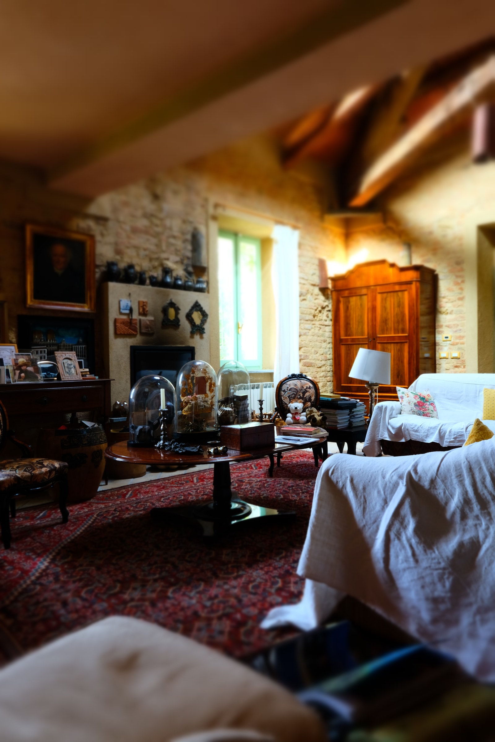 Foto fra øverste del av nyere del. Galleribilde