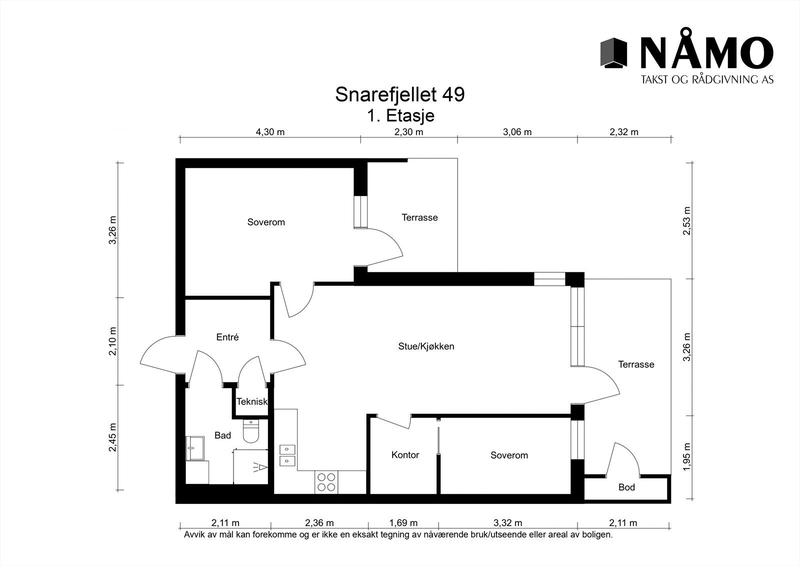 Plantegning Galleribilde