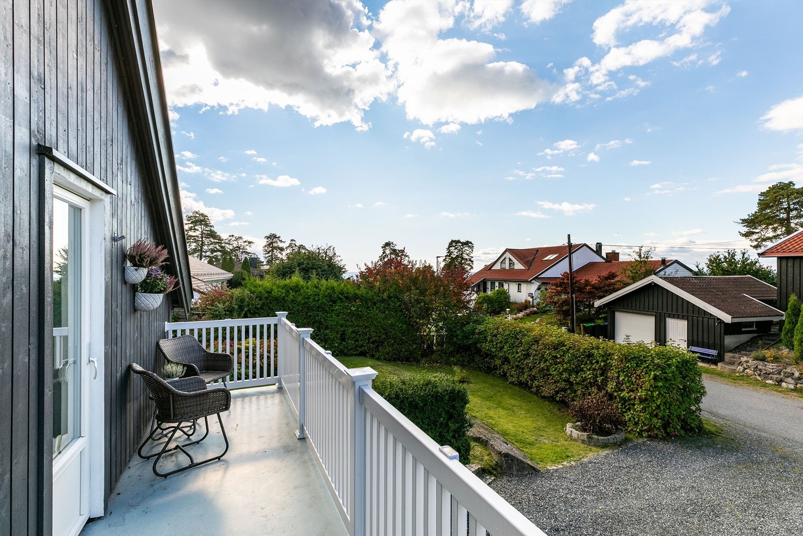 På denne siden er solen fra ettermiddag til sen kveld sommerstid. Galleribilde