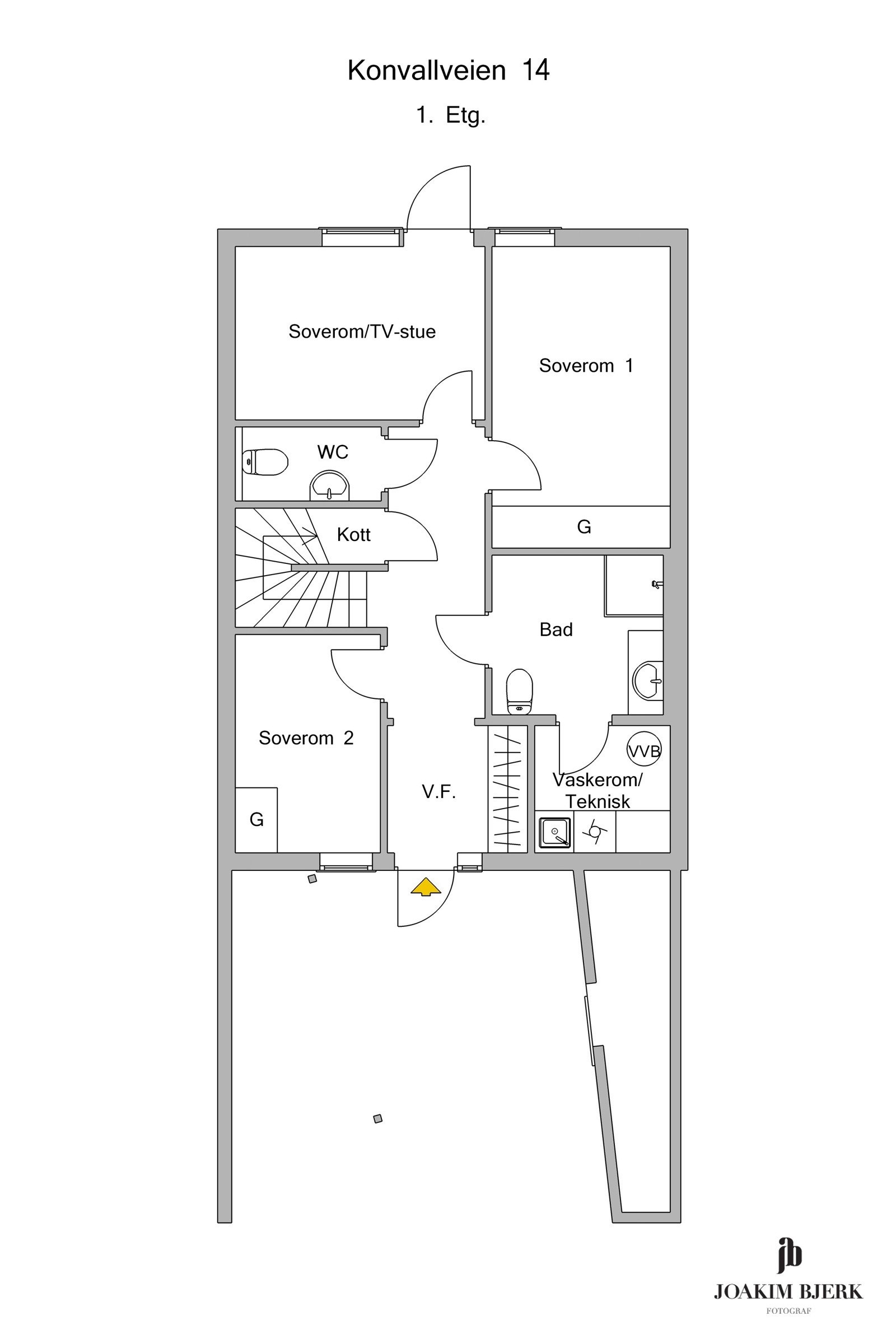 Konvallveien 1.etasje Galleribilde