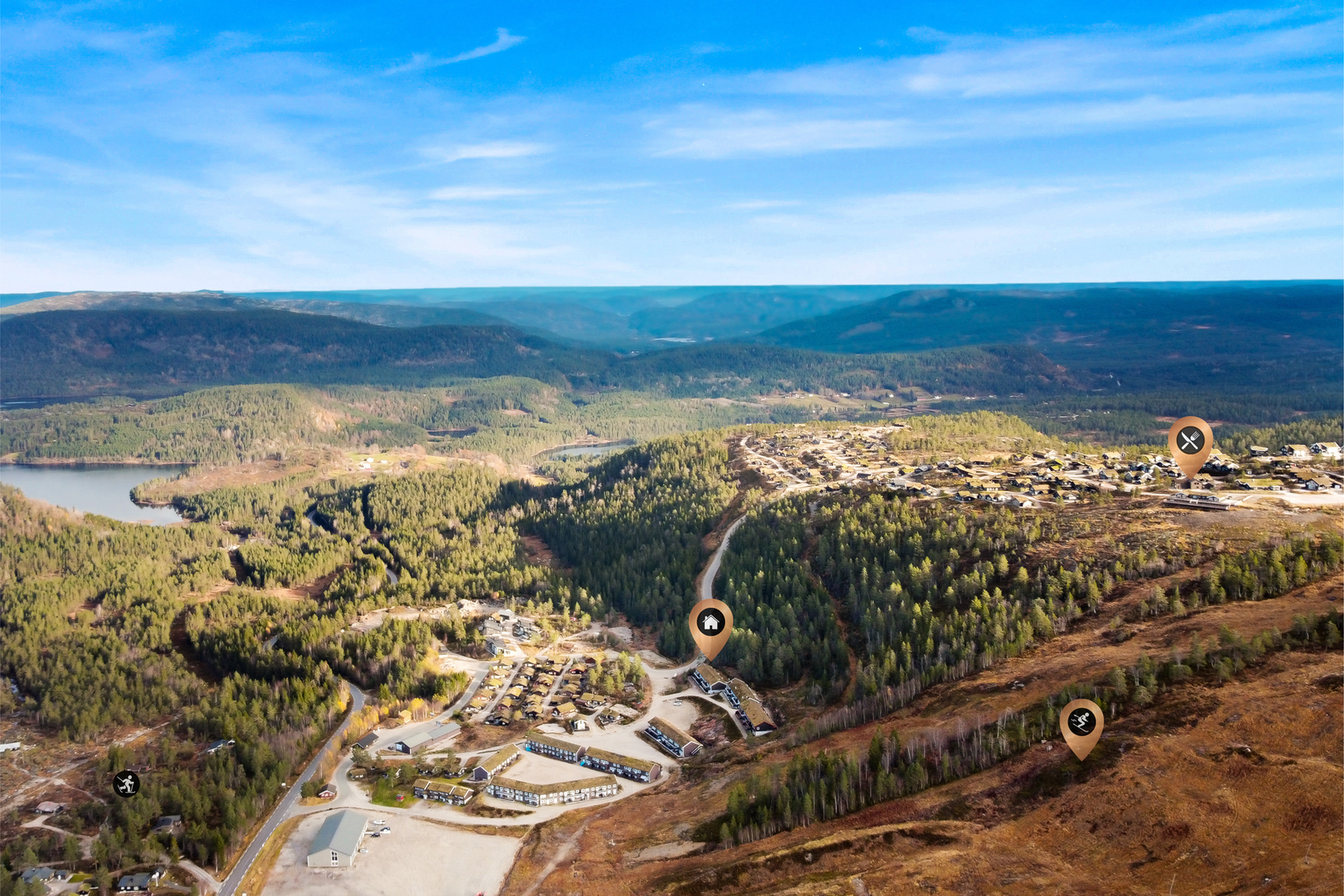 Gautefall er kjent for flotte turområder hele året. Galleribilde