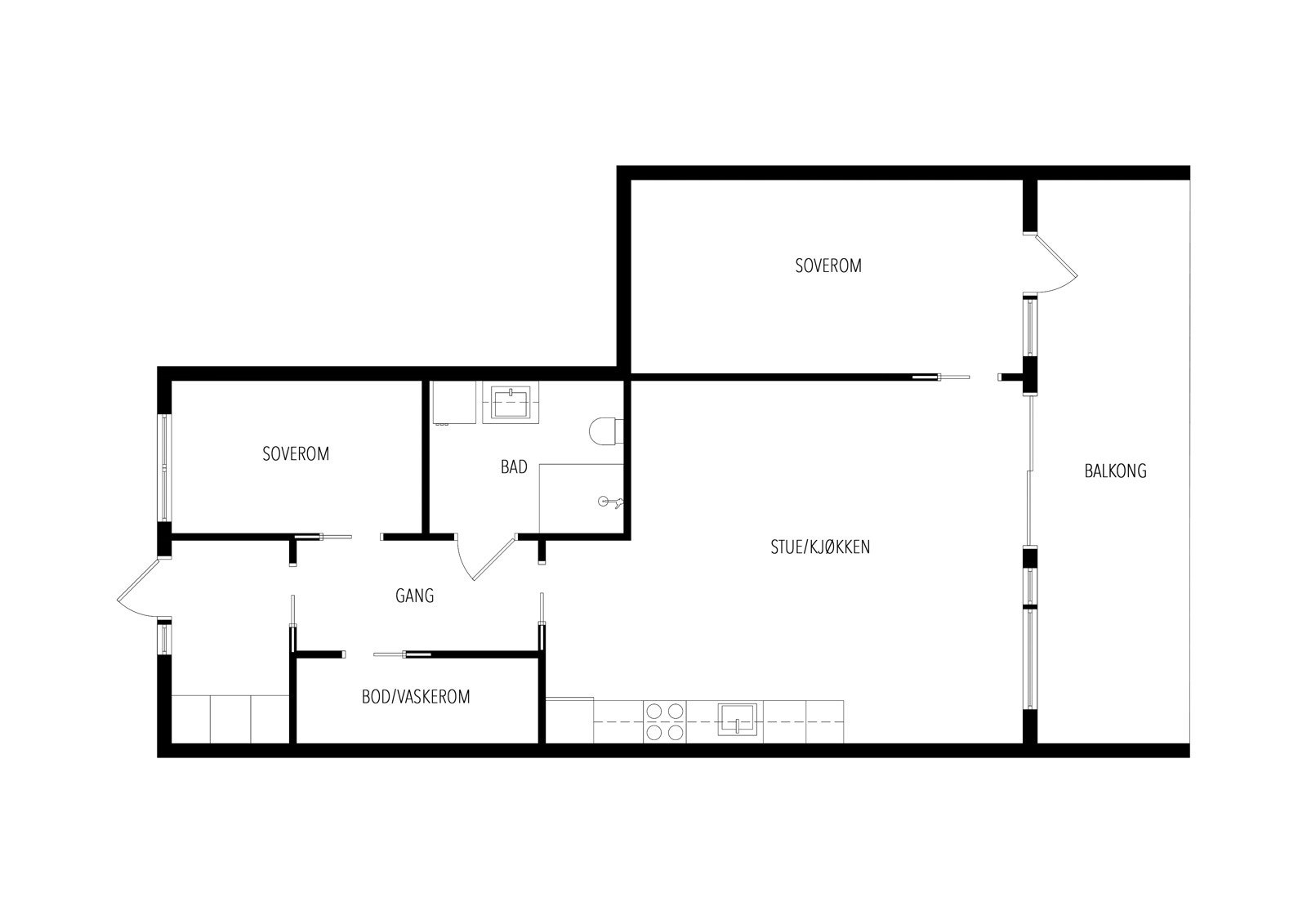 Plantegning. Galleribilde