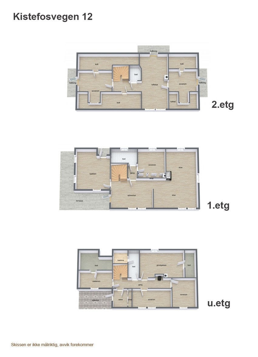 Plantegning oversikt Galleribilde