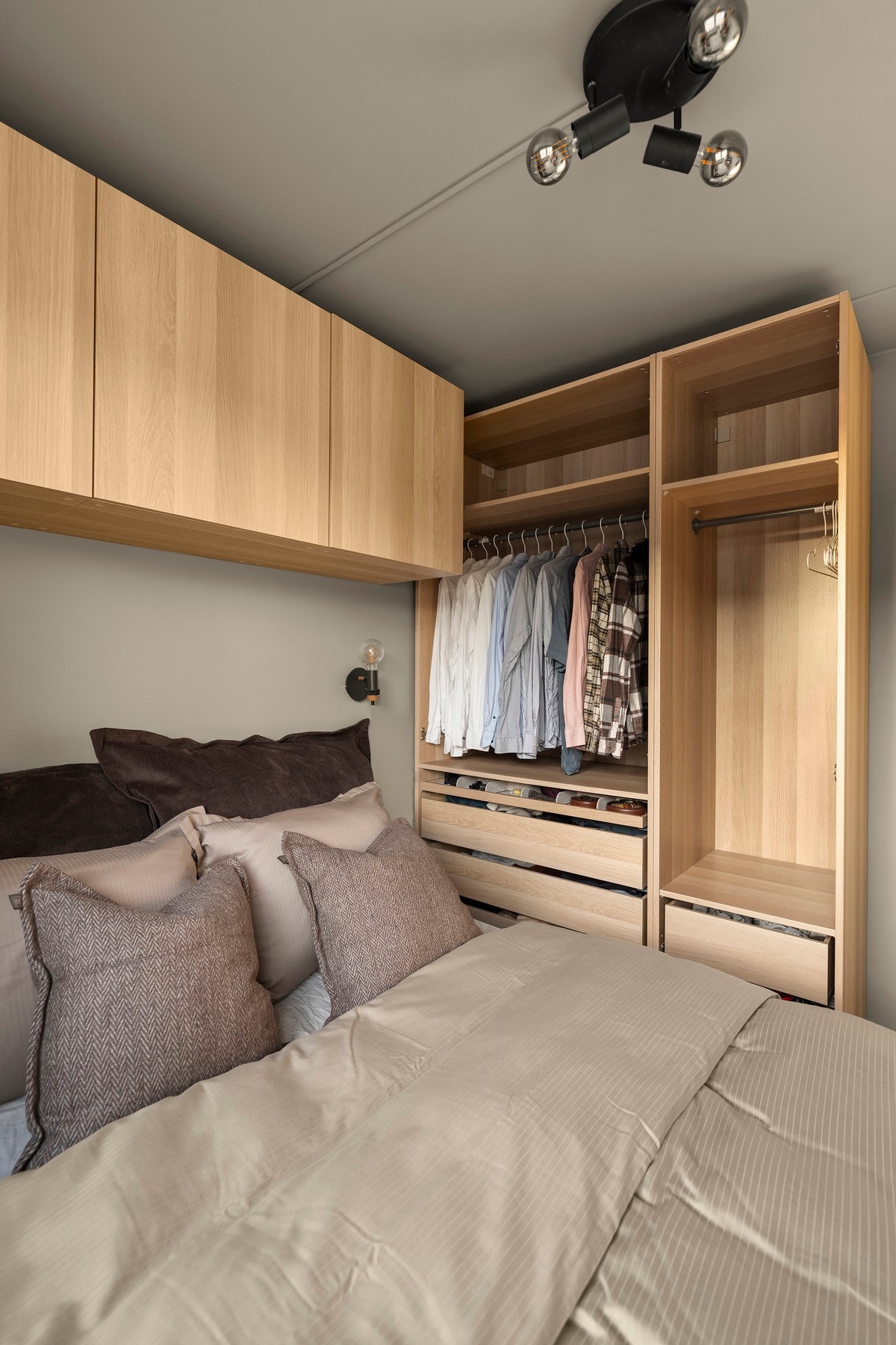 Garderobeskapet følger handelen. Galleribilde