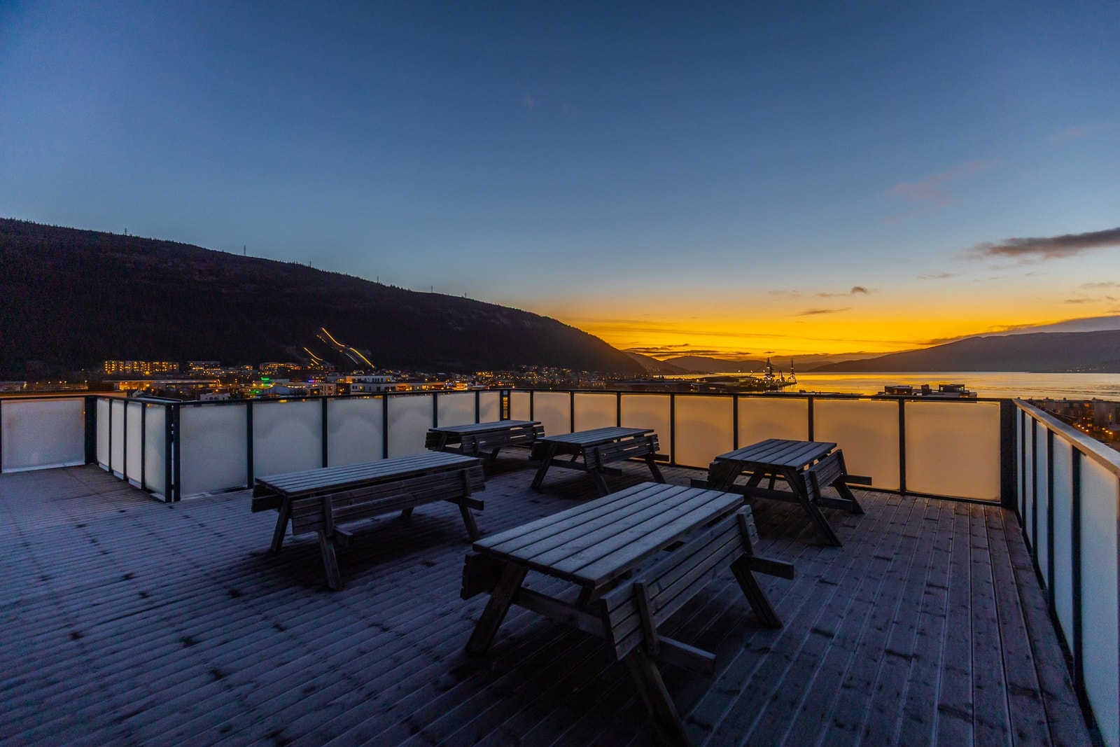Felles takterrasse for beboerne i borettslaget Galleribilde