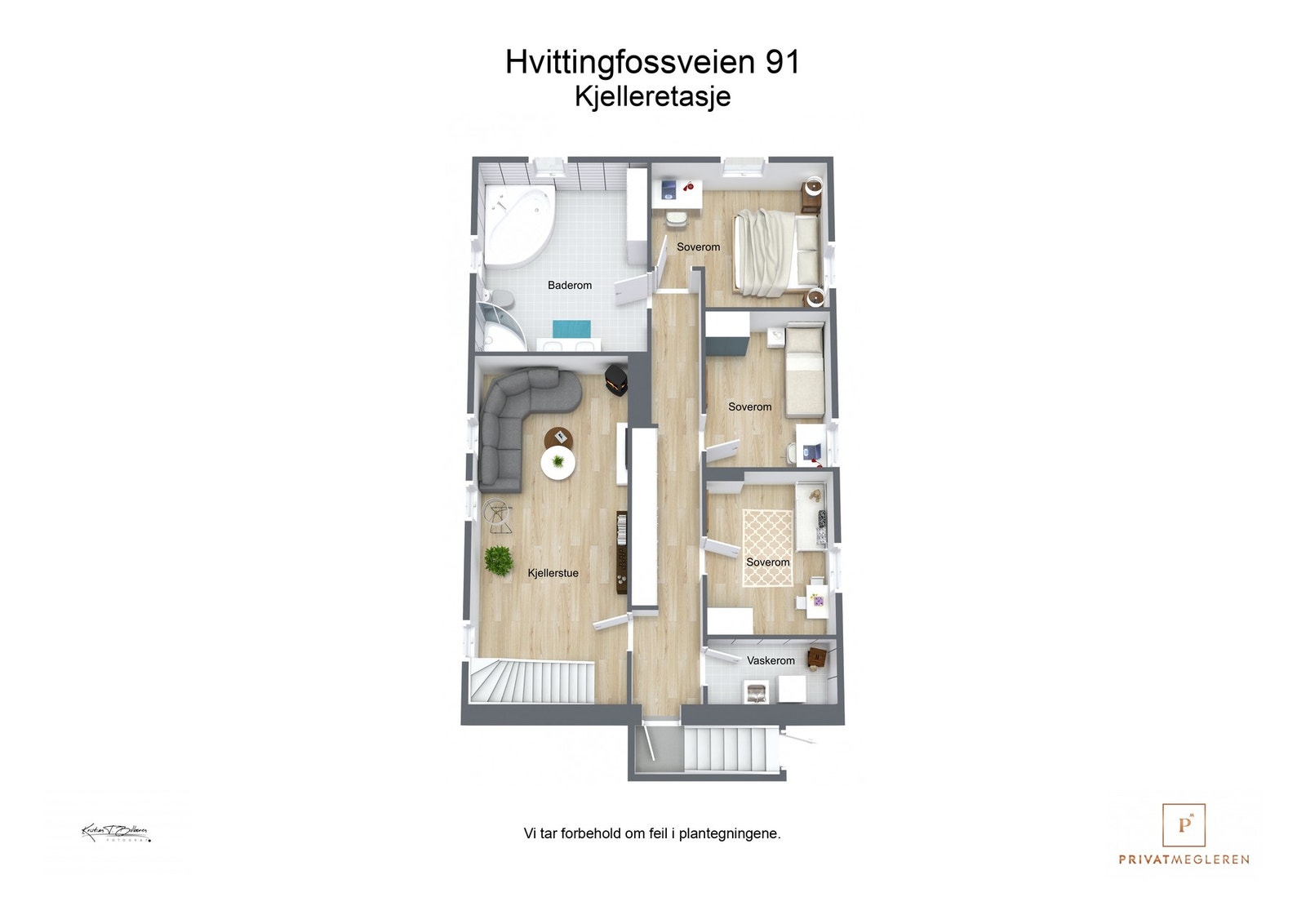 Plantegning kjelleretasje. Galleribilde