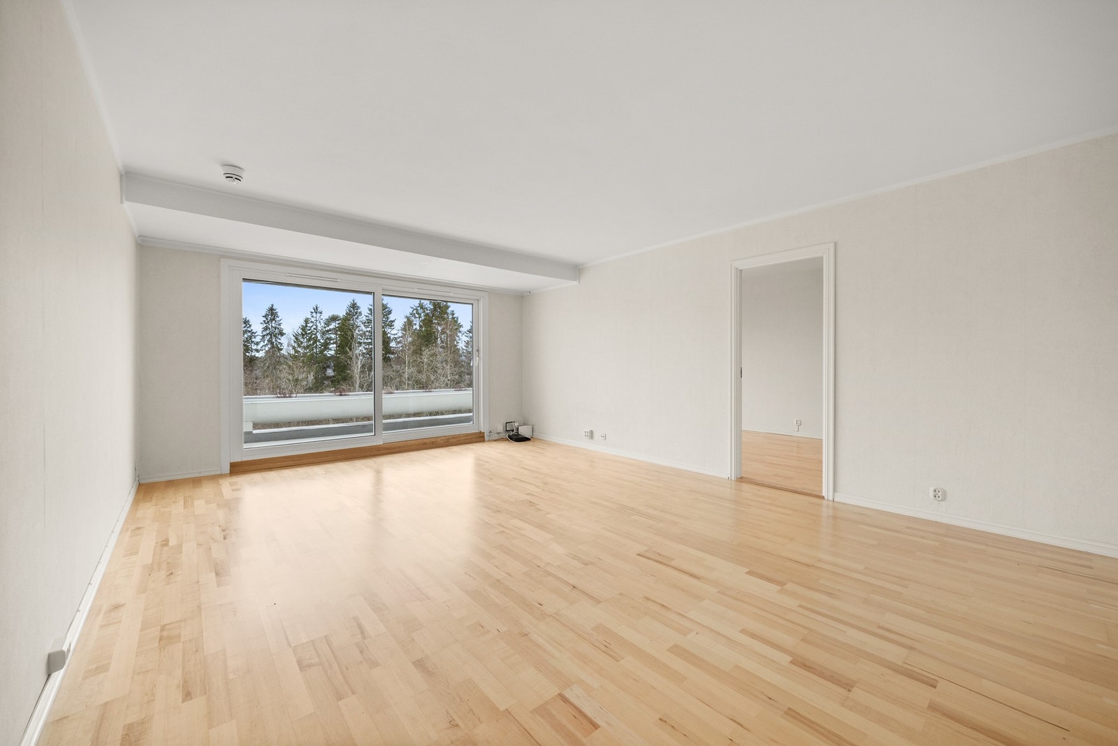 Stuen har store vindusflater som slipper inn rikelig med naturlig lys. Galleribilde