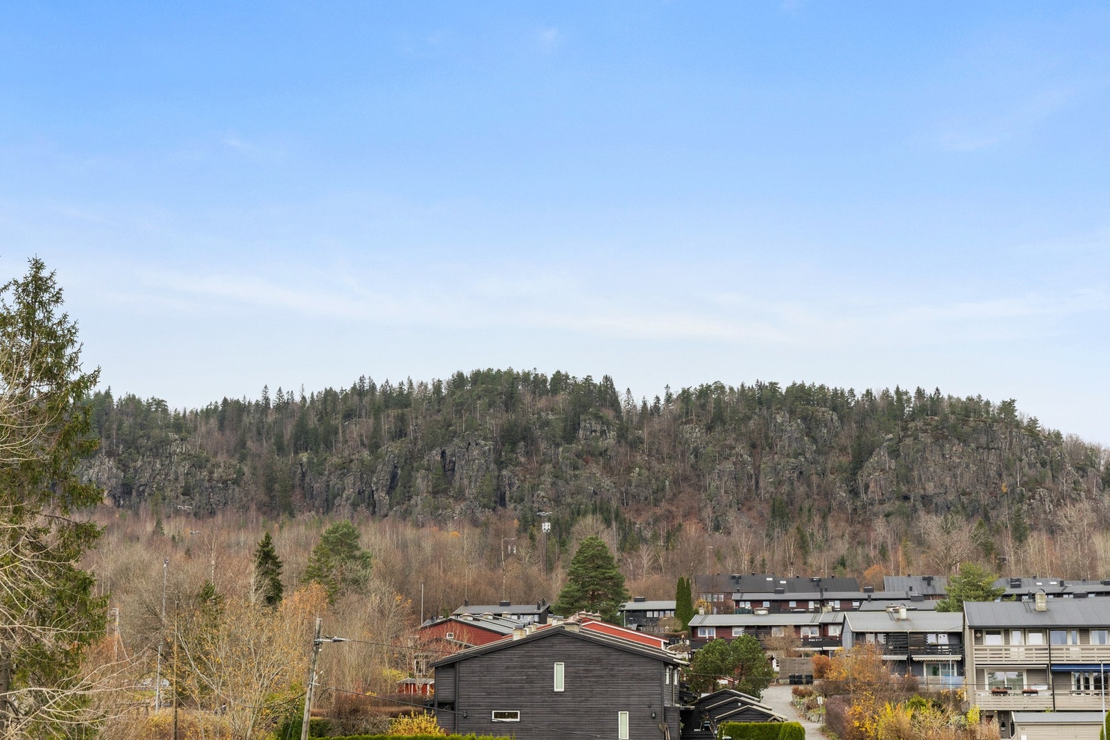 Utsikt fra balkongen. Galleribilde