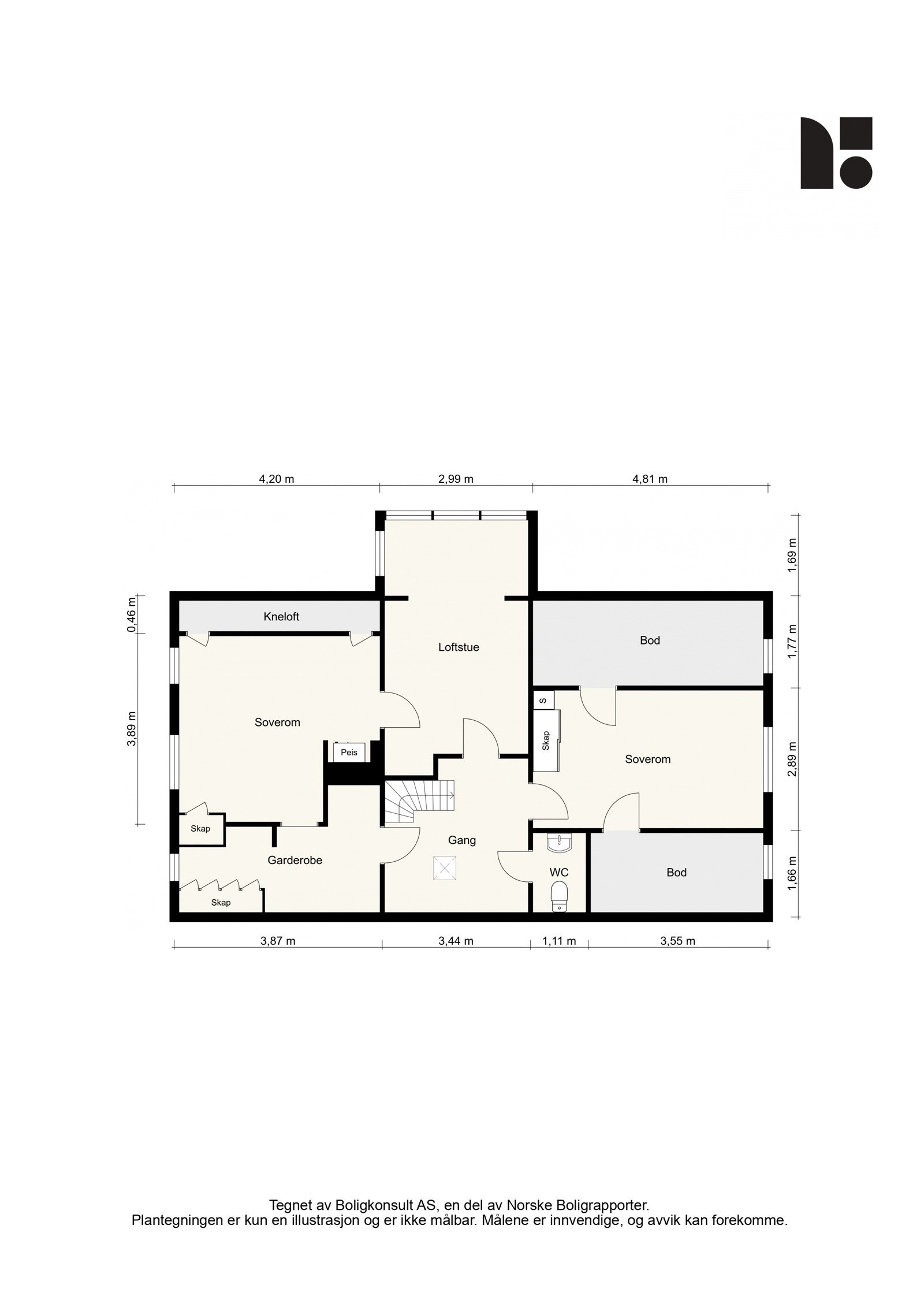 Plantegning - 2. Etasje Galleribilde