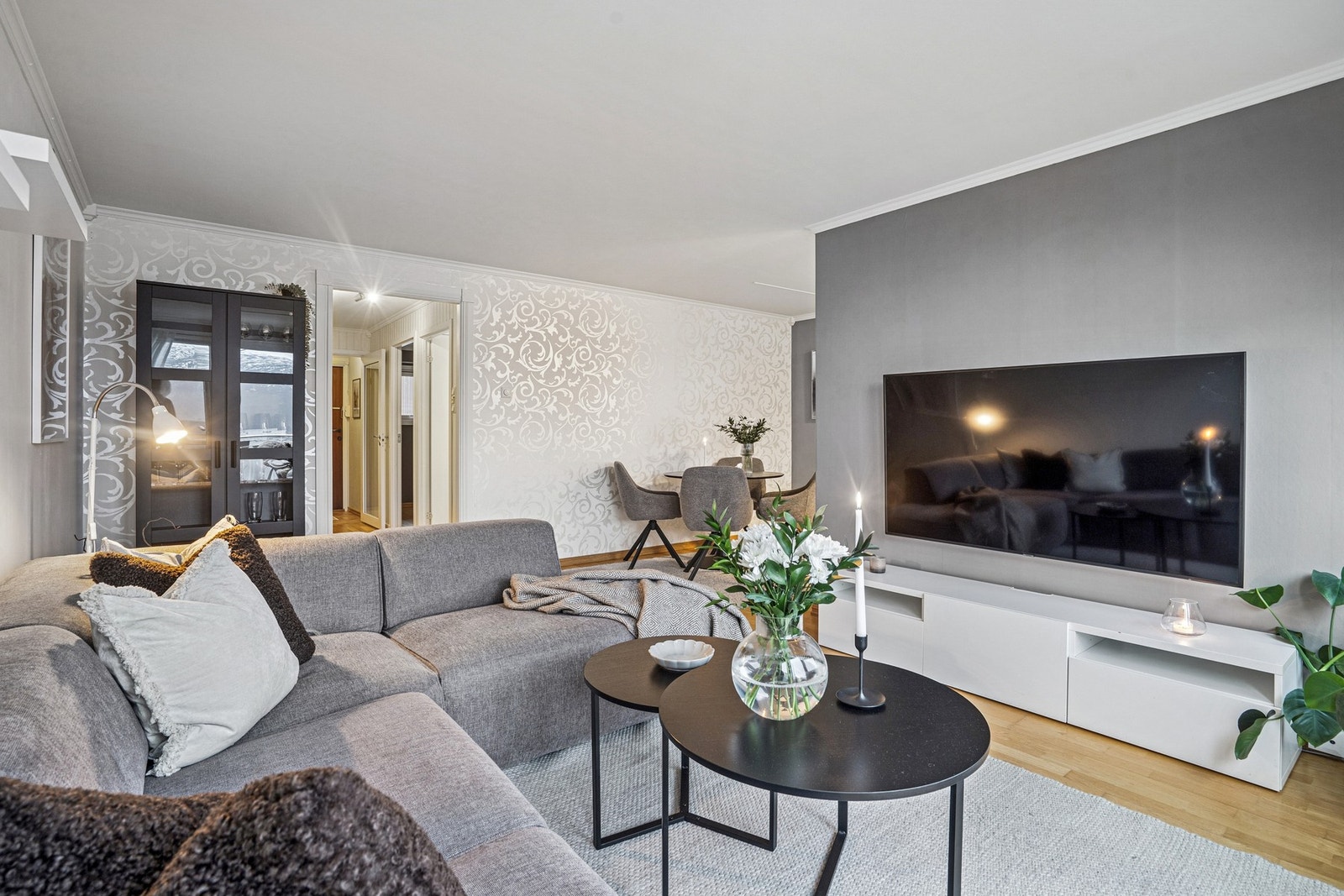 Lys og moderne stue Galleribilde