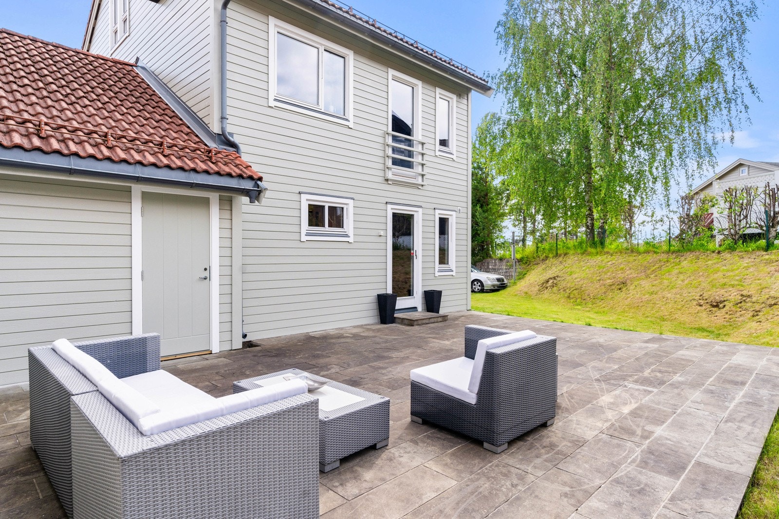 terrasse, sittegruppe Galleribilde