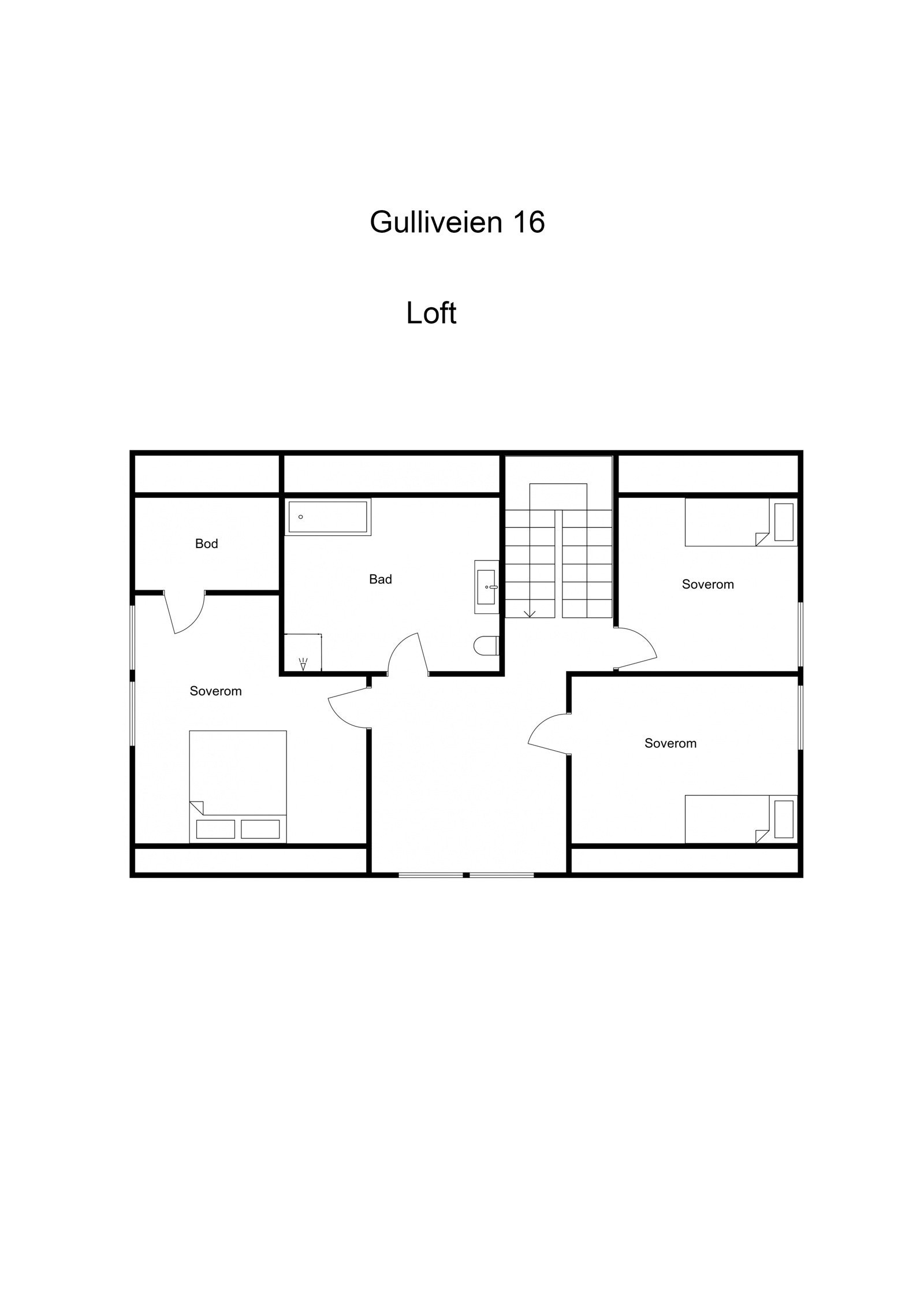 Gulliveien 16 Loft Galleribilde