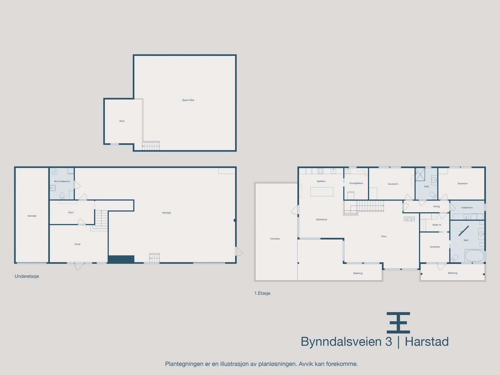 Plantegninger samlet Galleribilde