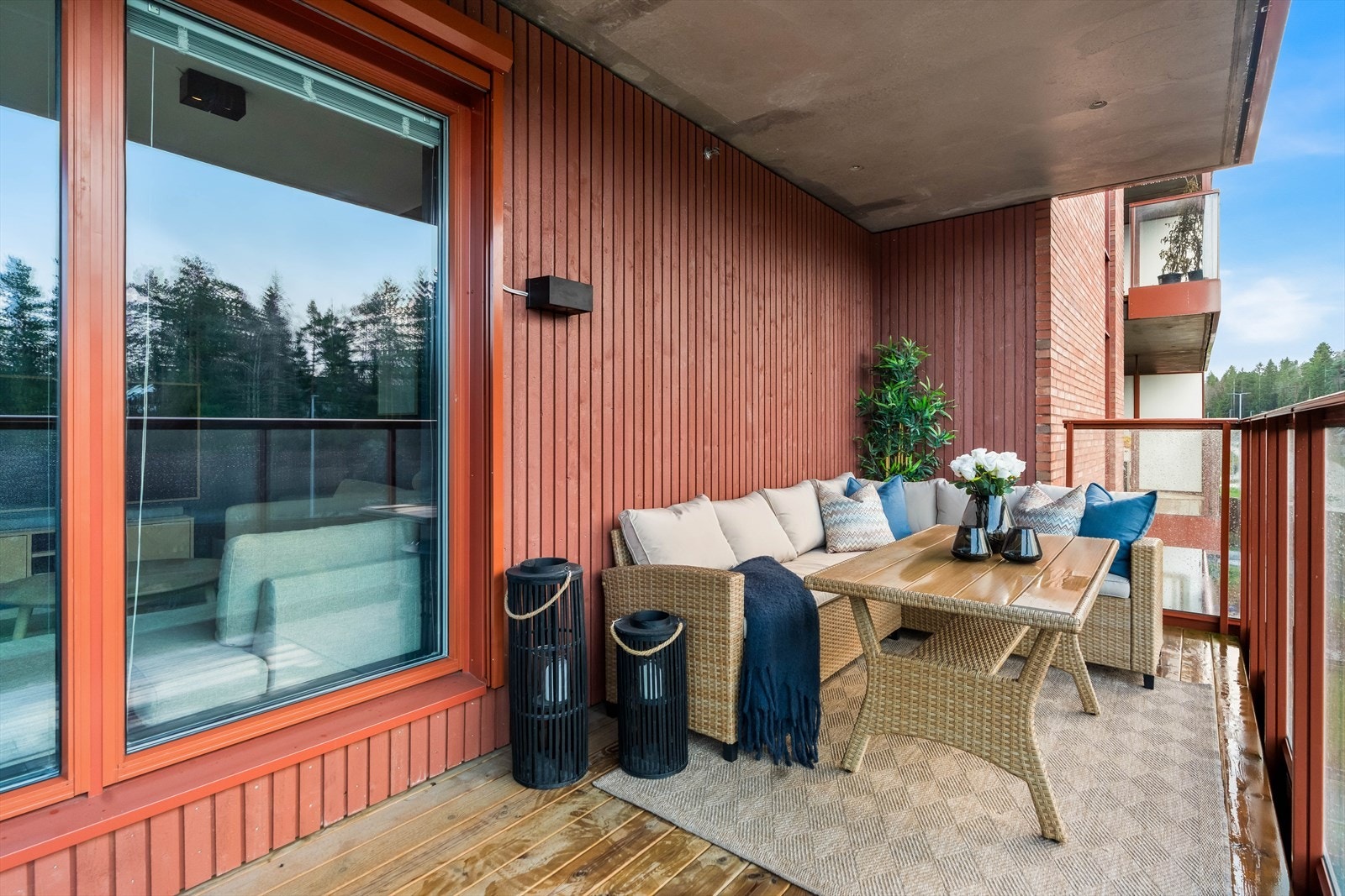 Uteplassen er på hele 17 m². Galleribilde