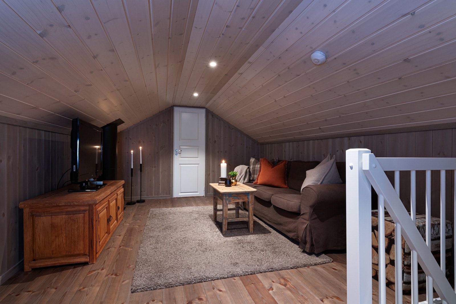 Her kan du nyte filmkvelder eller trekke deg litt tilbake. Galleribilde