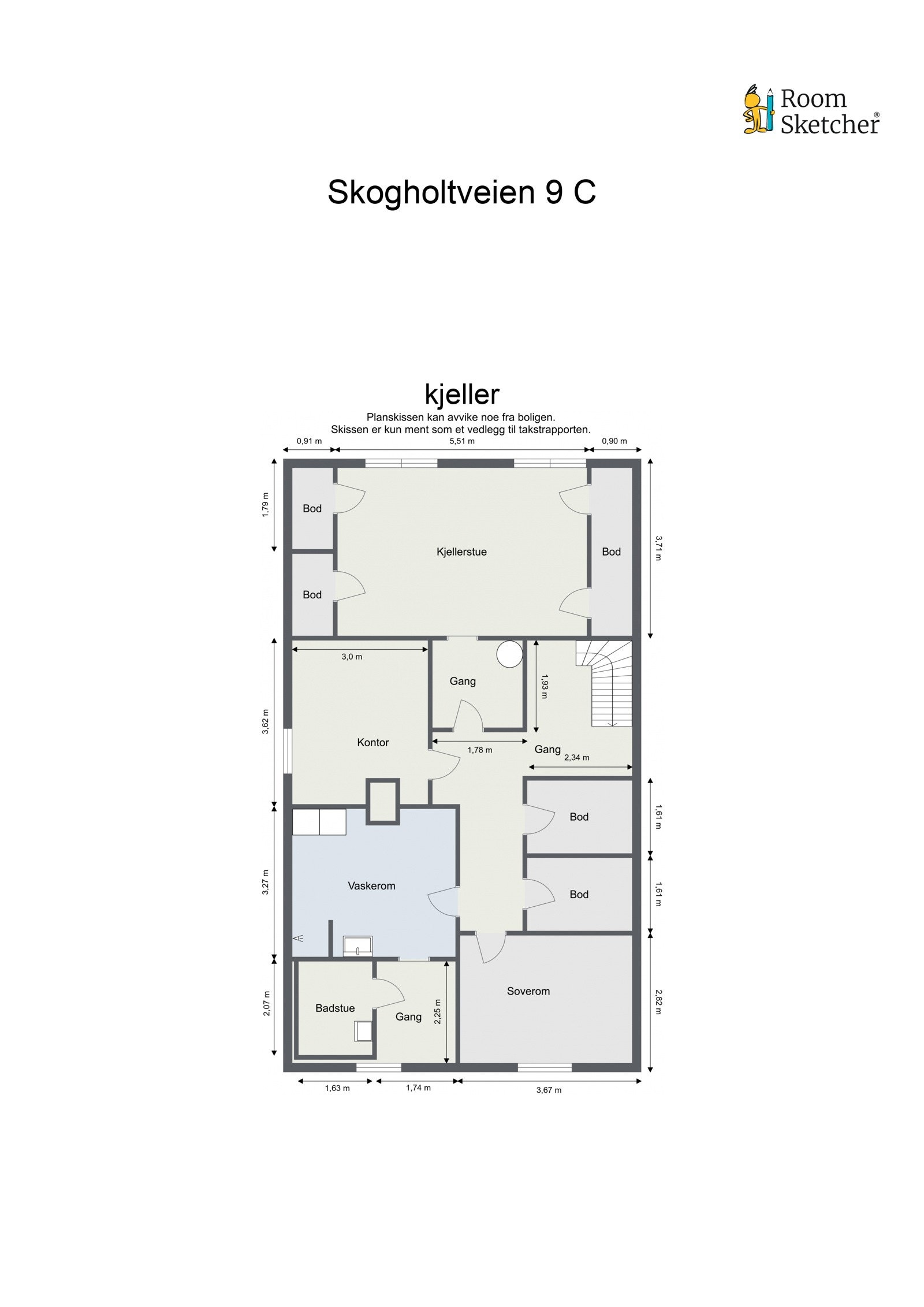 Skogholtveien 9 C - kjeller Galleribilde