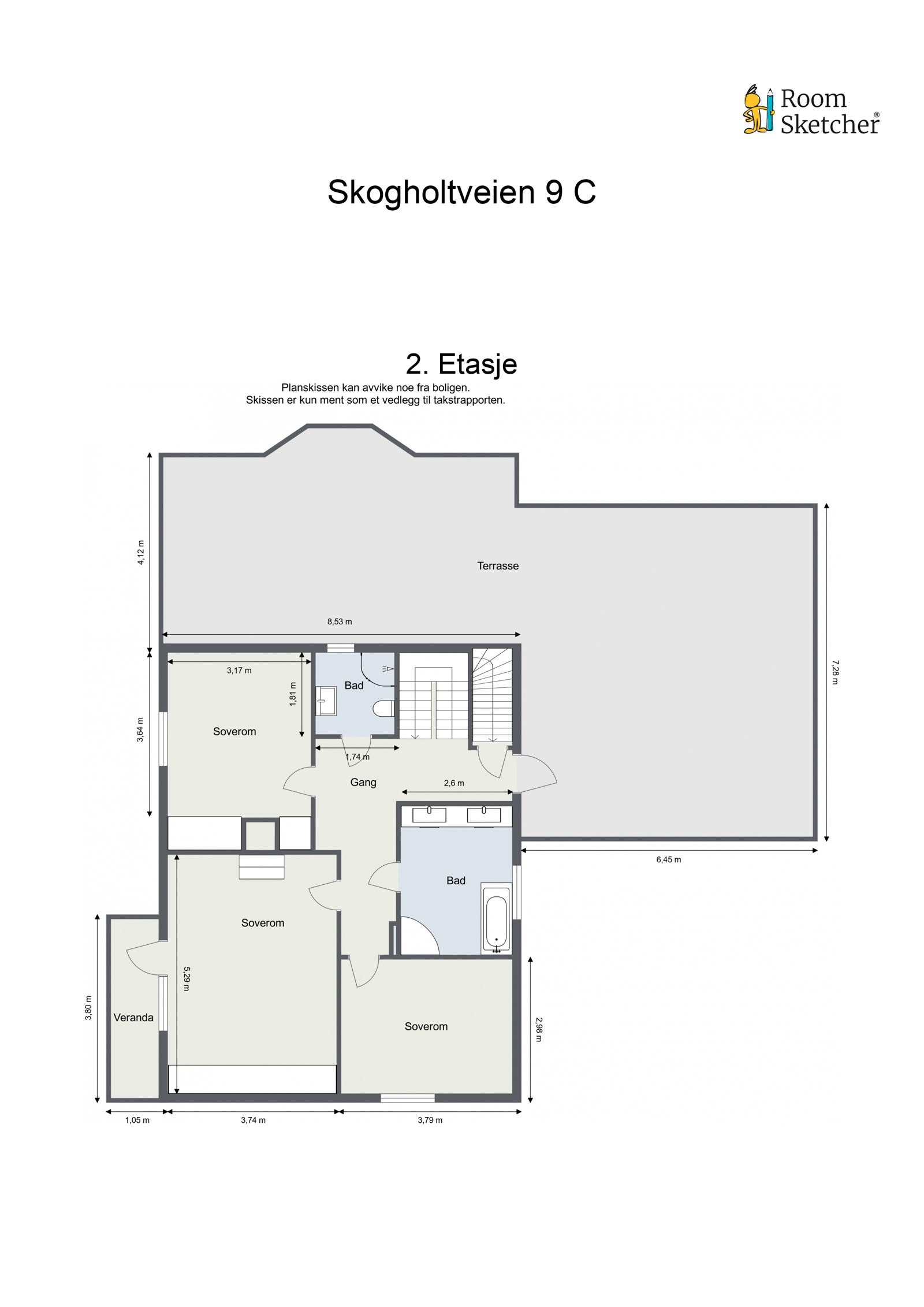 Skogholtveien 9 C - 2. Etasje Galleribilde