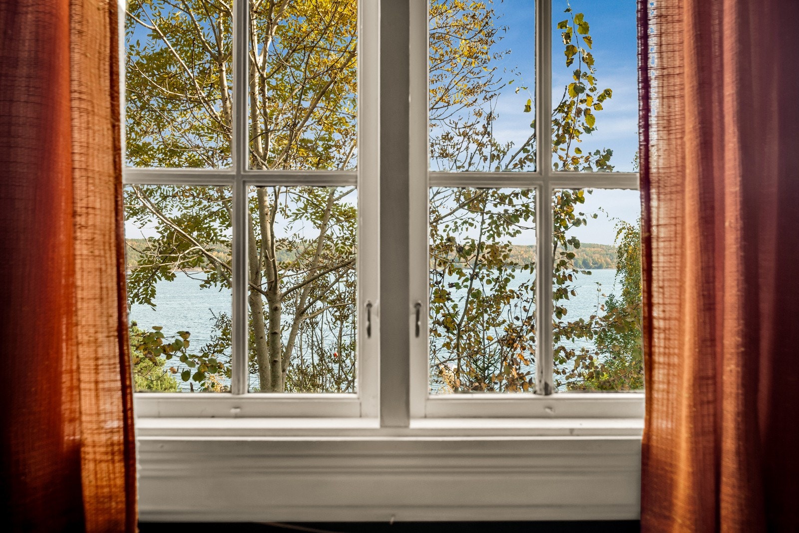 Naturskjønne omgivelser rett utenfor vinduet. Galleribilde