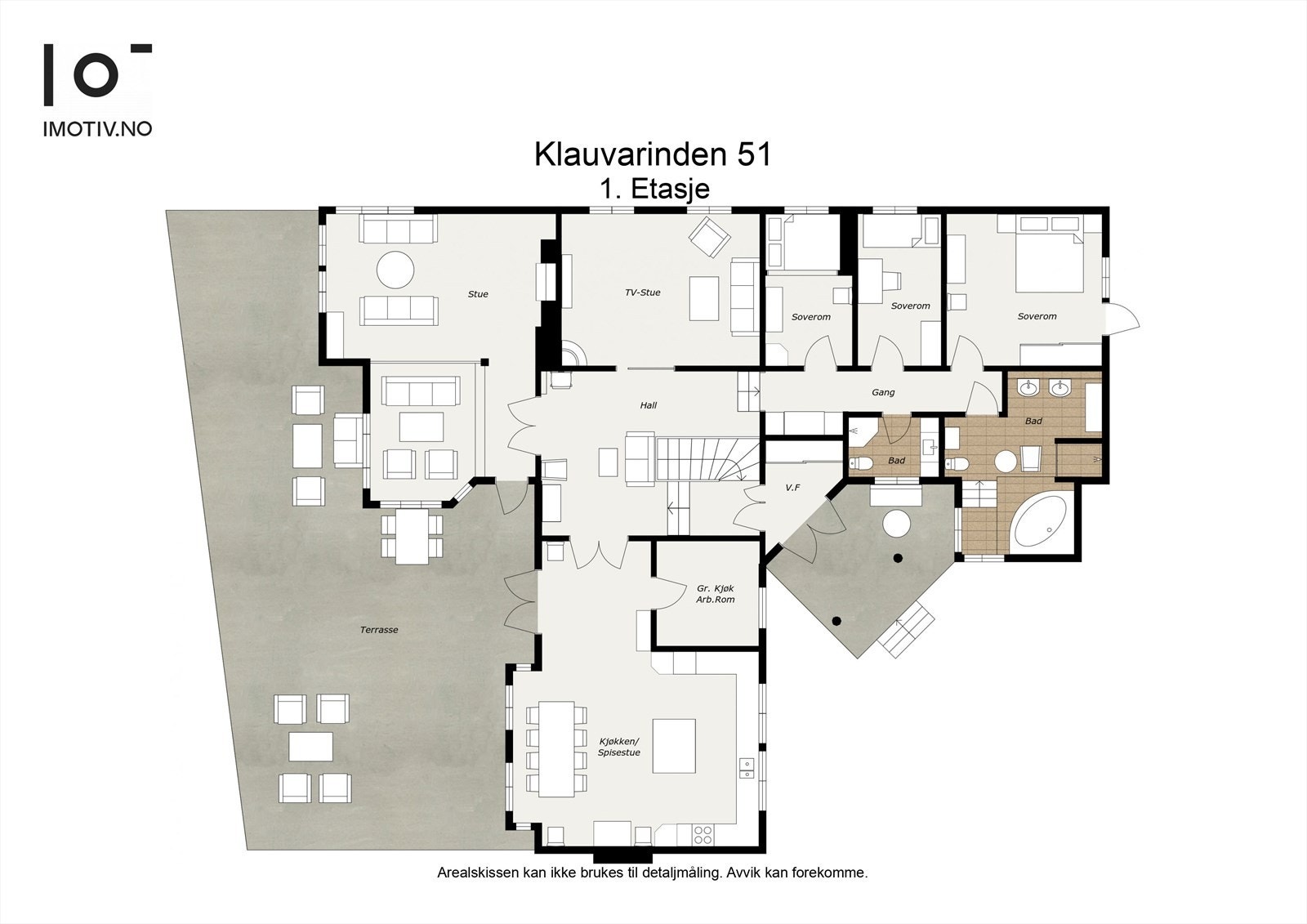 - Plantegning 1. etasje - Galleribilde