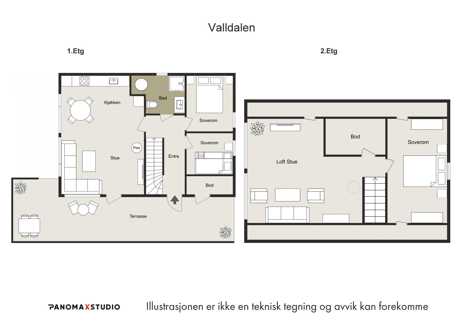 Plantegning. Galleribilde