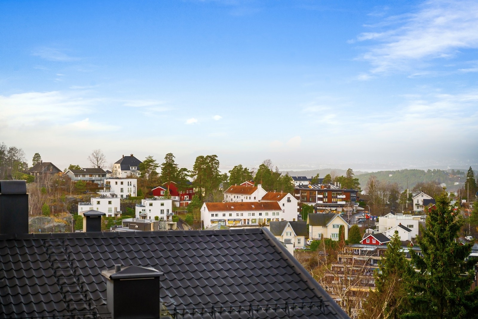 Utsikt fra stuevinduet Galleribilde