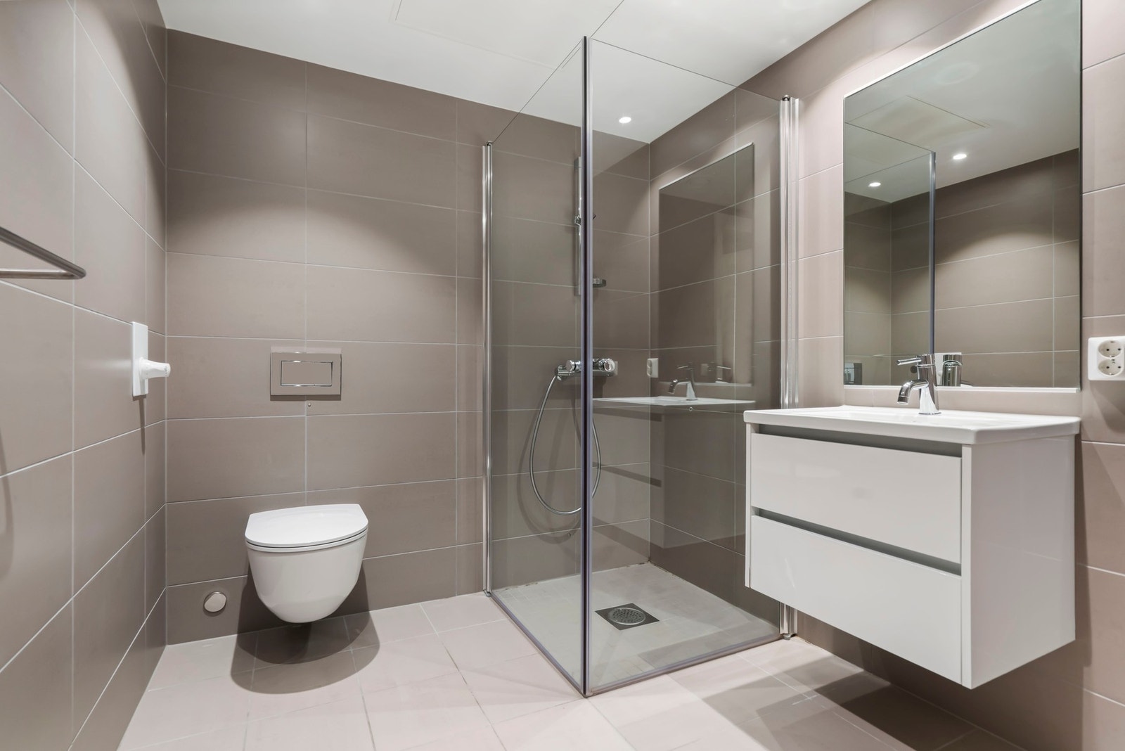 Generøs størrelse på badet. Galleribilde