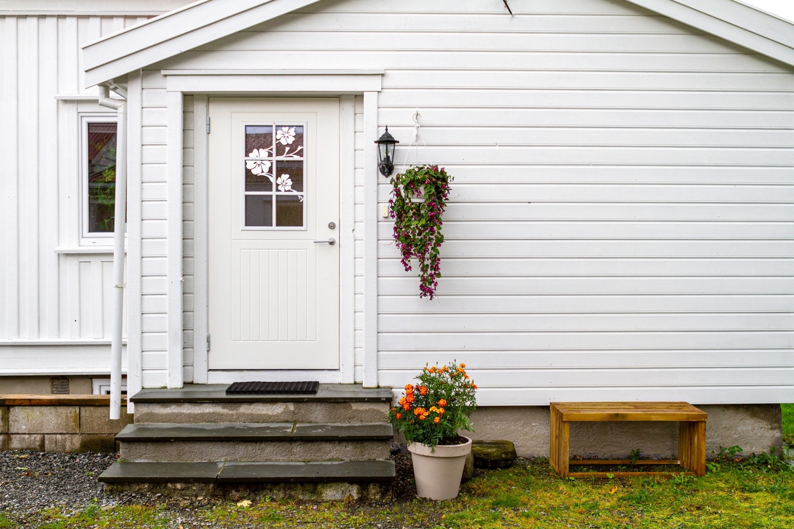 Påbygget inngangsparti. Galleribilde