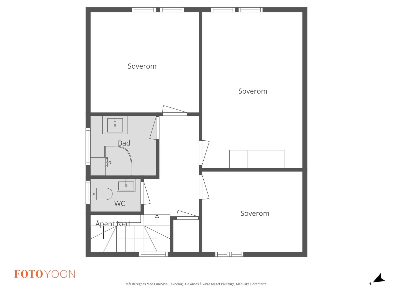Plantegning loft. Galleribilde