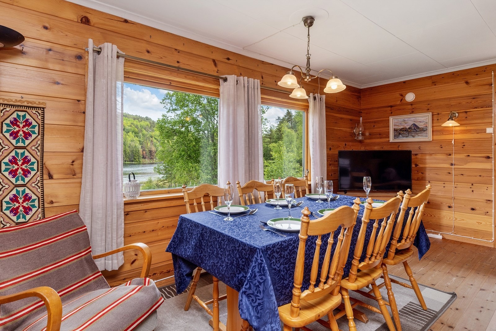 Stue med spiseplass Galleribilde