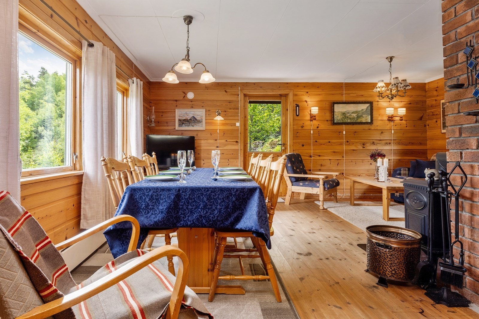 Stue med spiseplass Galleribilde