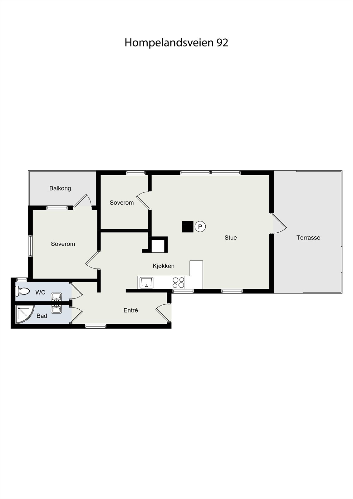 Plantegning Galleribilde