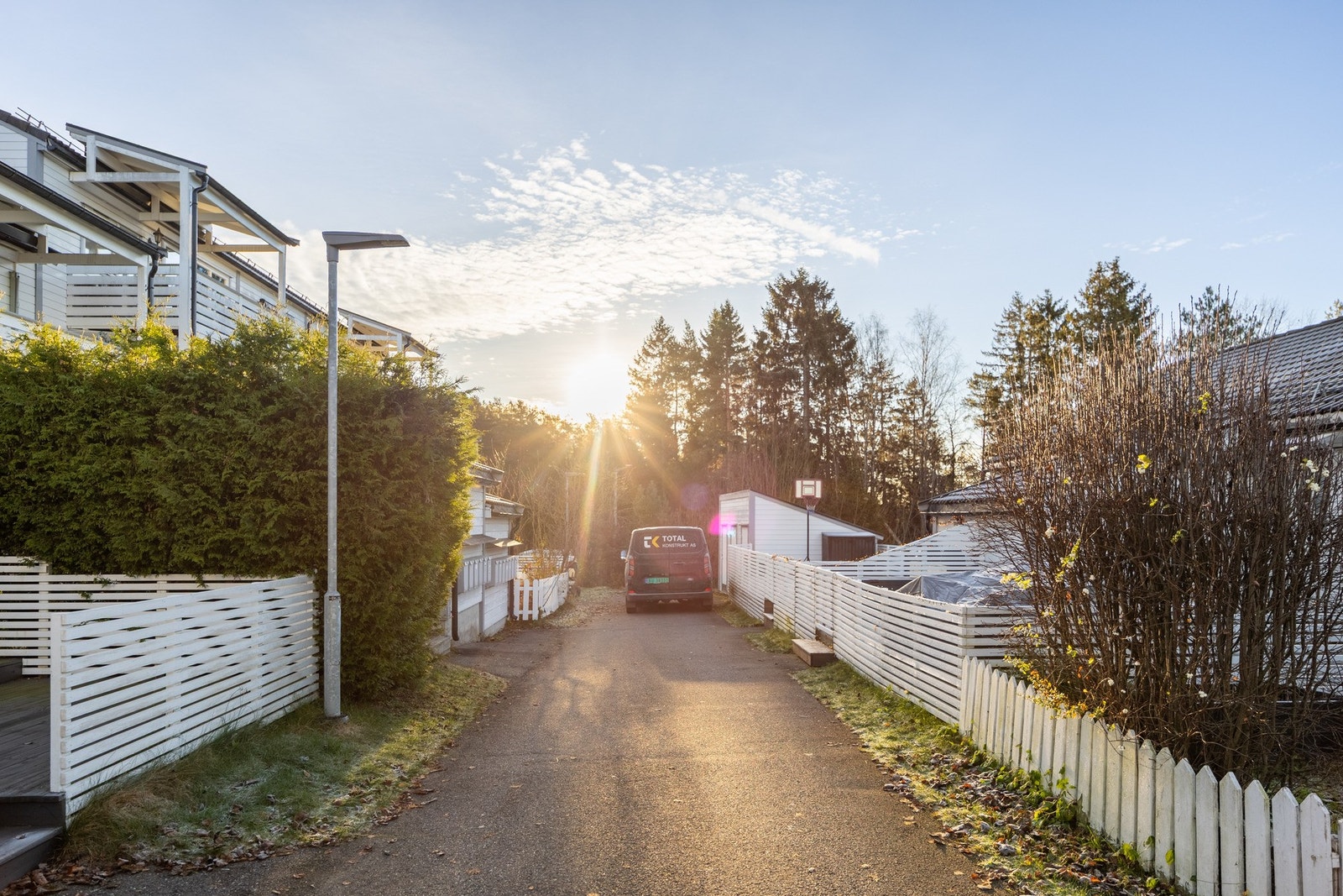 Skjermet og trafikkstille område sørger for rolige omgivelser. Galleribilde