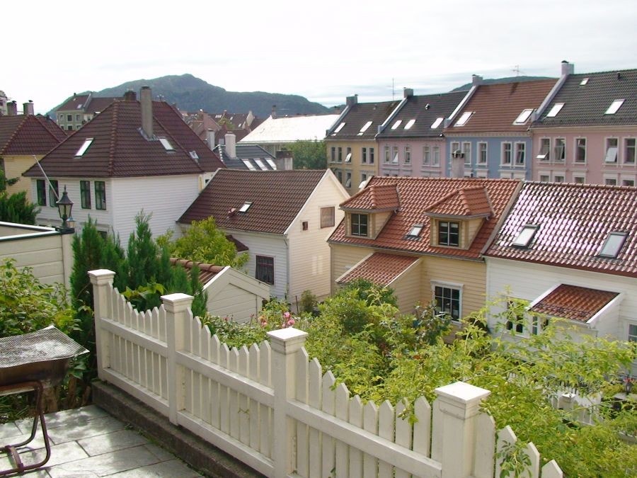 Utsikt fra terrasse Galleribilde