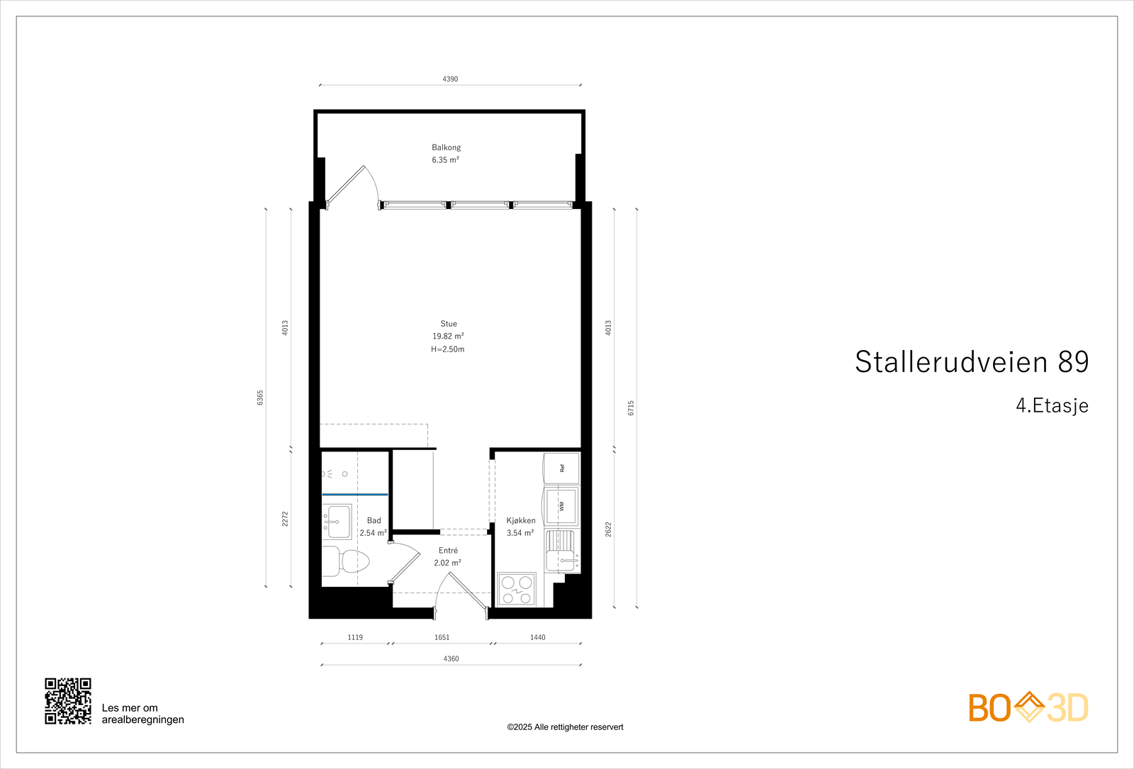 Plantegning Galleribilde