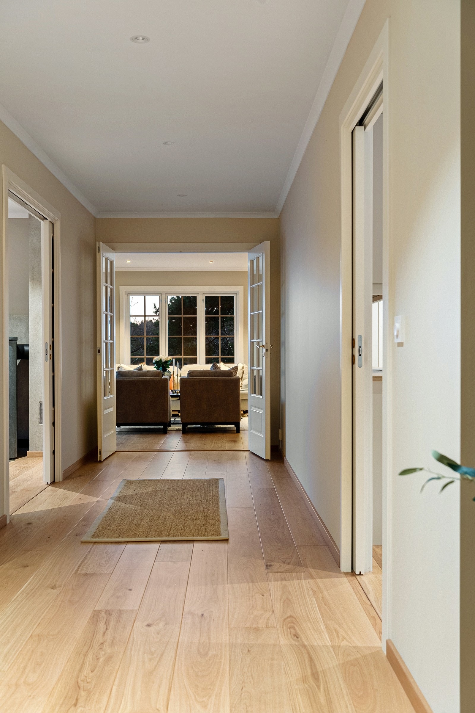 Hauanveien by night Galleribilde