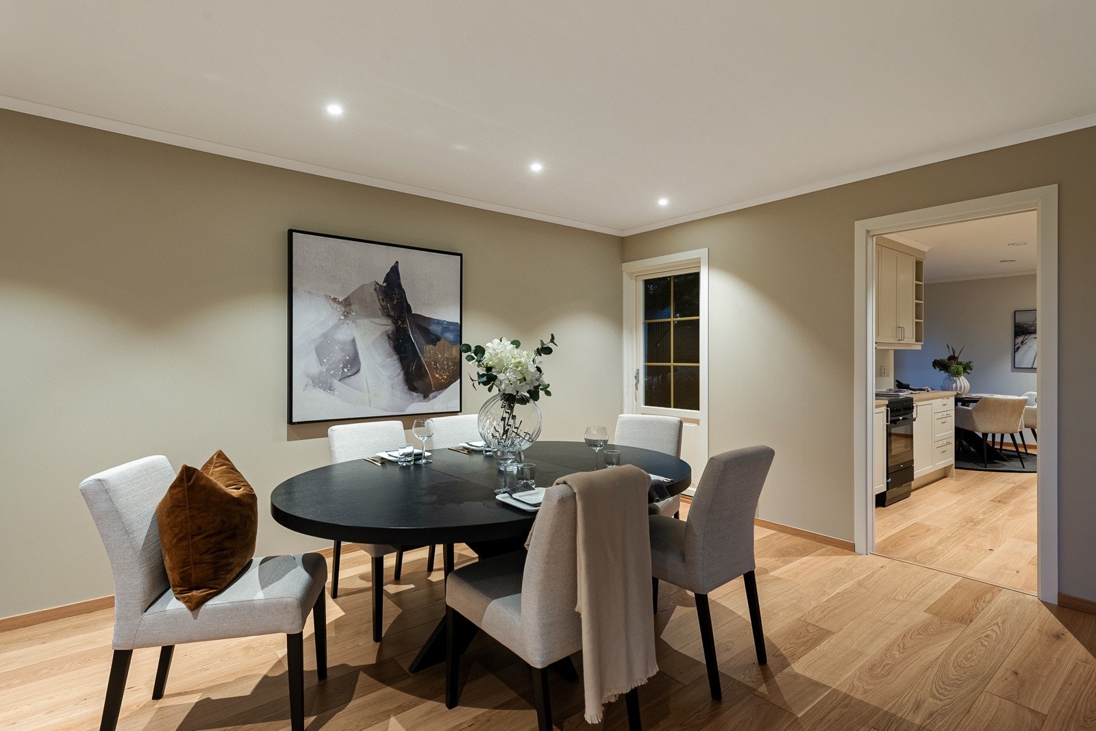 Hauanveien by night Galleribilde