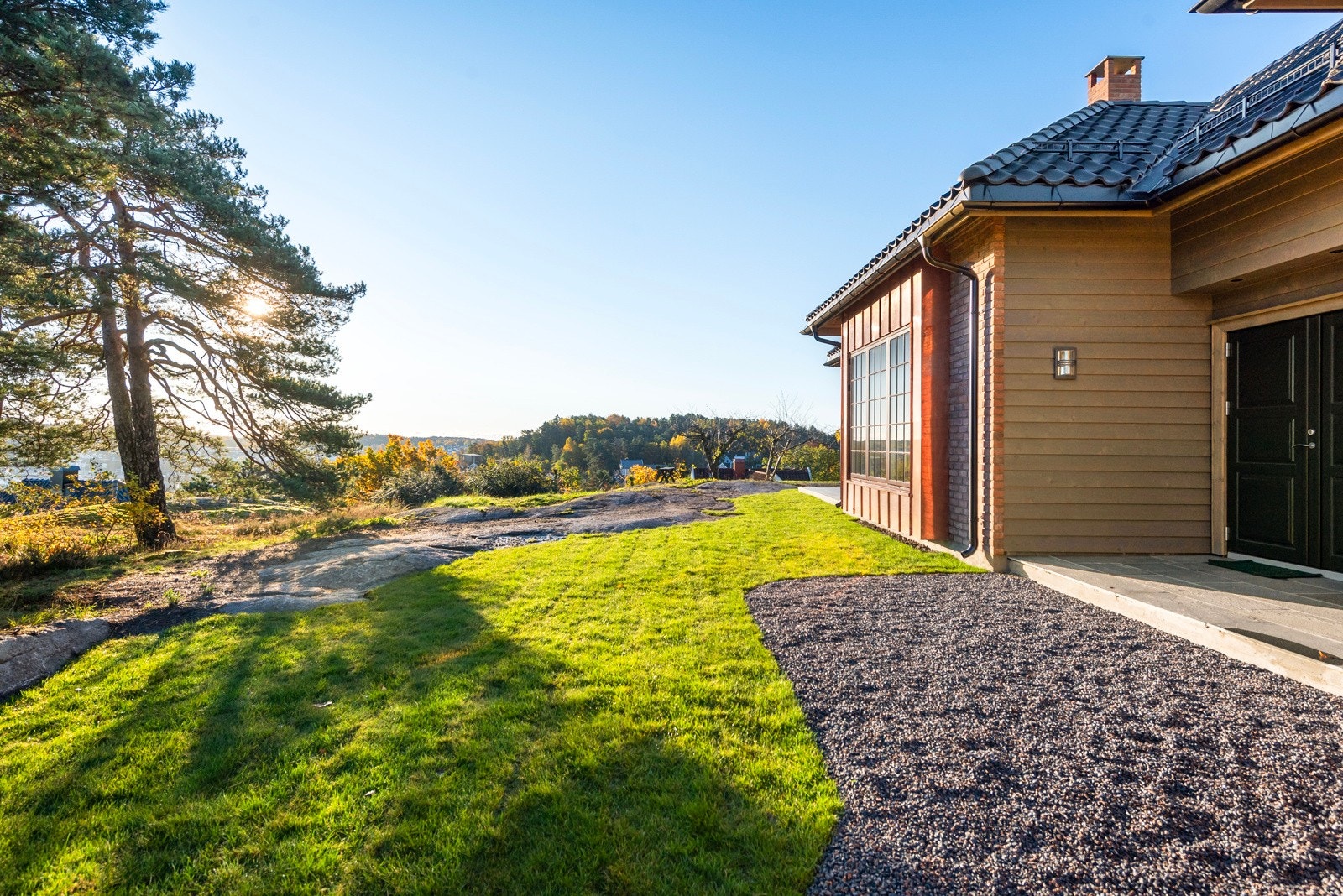 Det er et fredelig syn som ønsker deg velkommen hjem Galleribilde