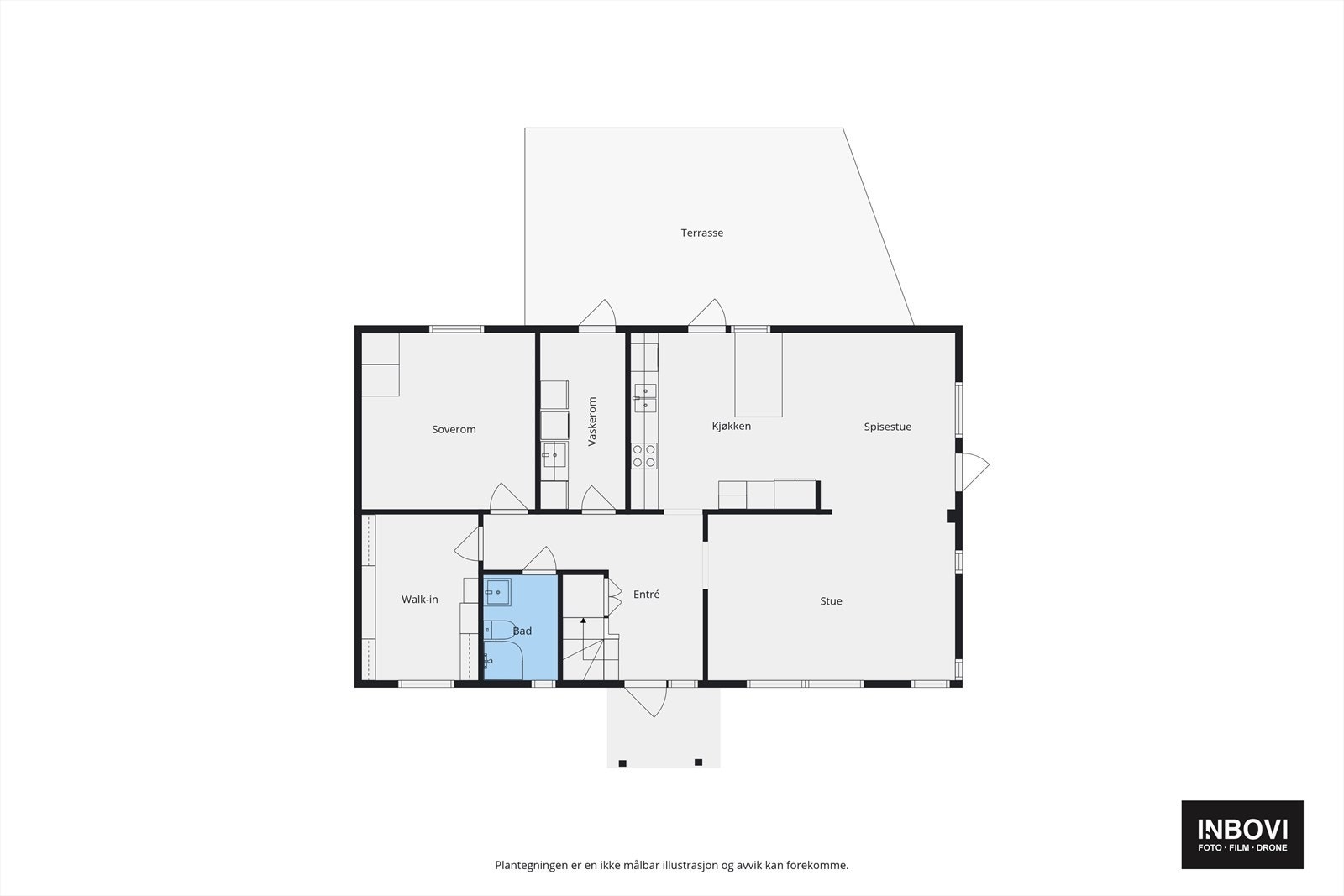 Plantegning 1. etasje Galleribilde