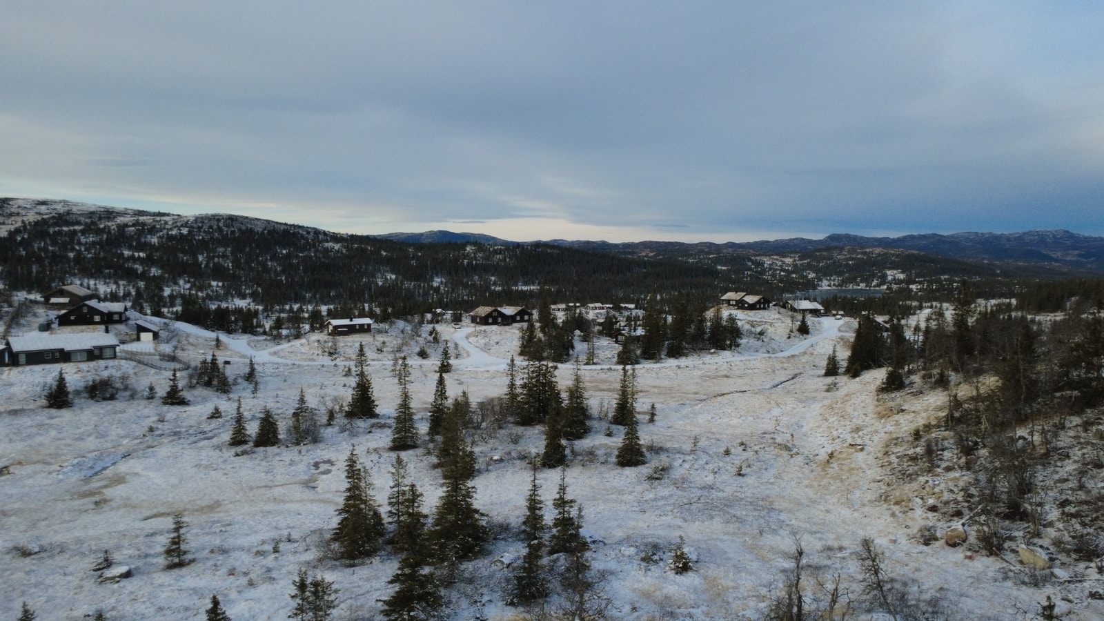 Utsikt sett fra tomtene 65-70 Galleribilde