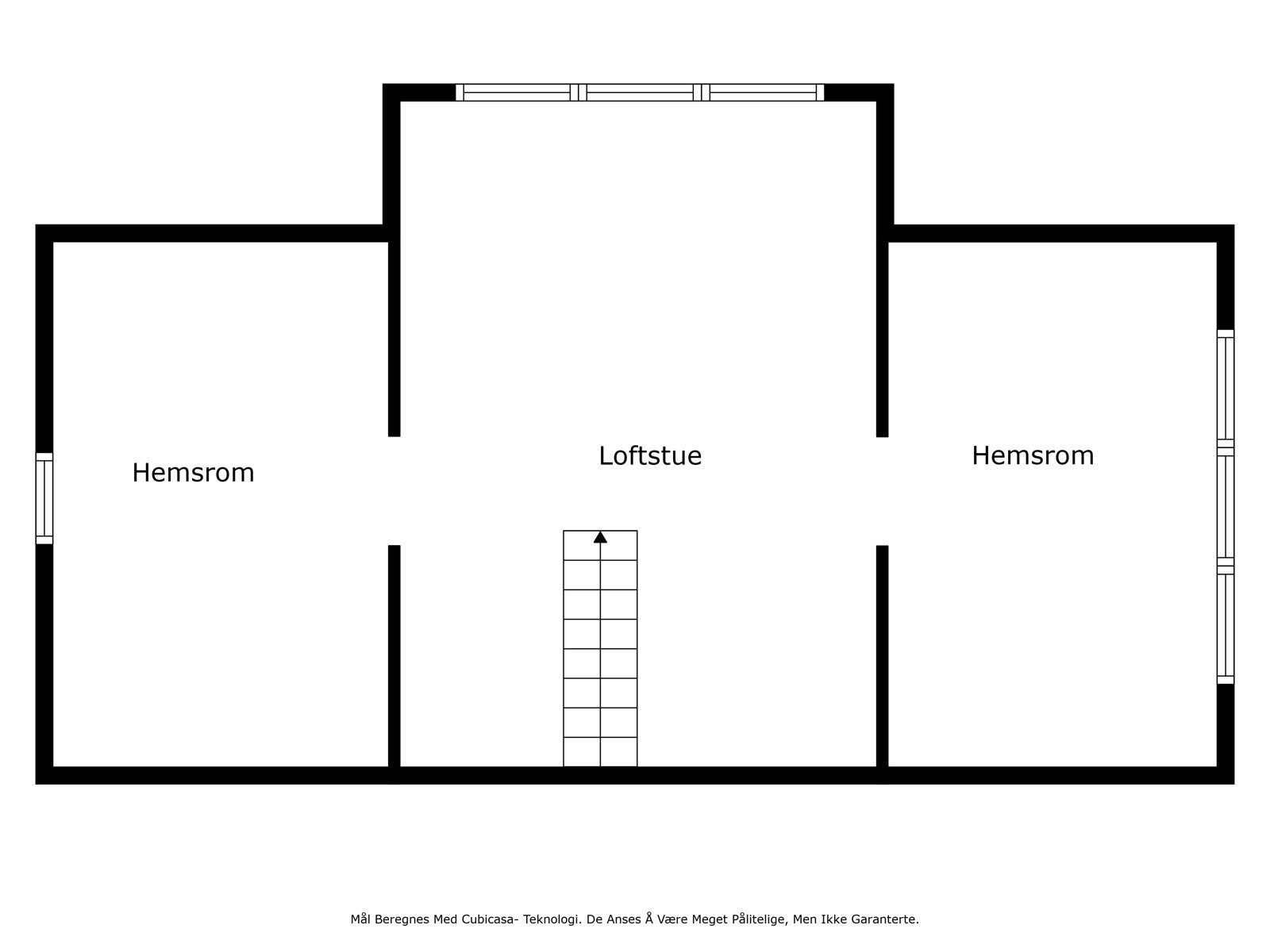 Loftetasje for hytte 1 - Strøsvegen 810 Galleribilde
