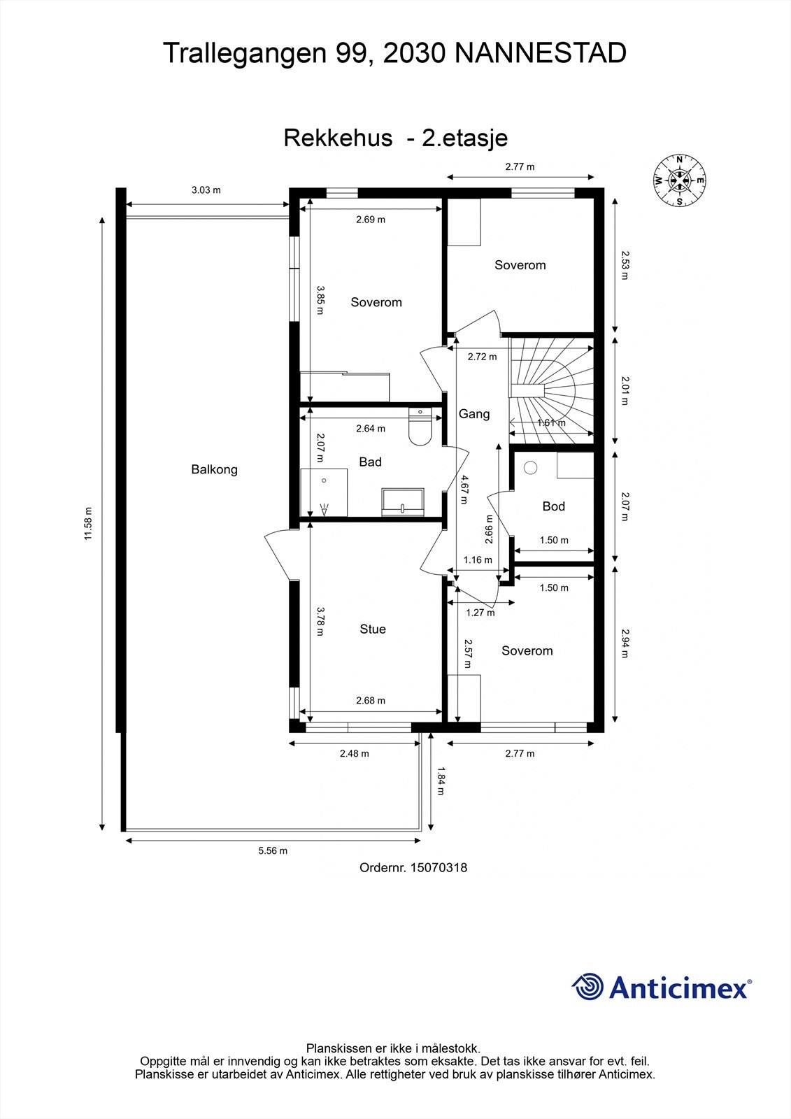 Plantegning - 2.etasje Galleribilde