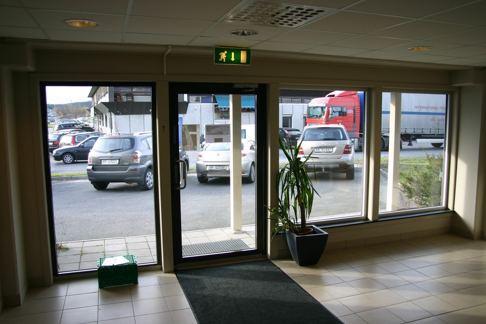 Hyggelig felles inngangsparti Galleribilde